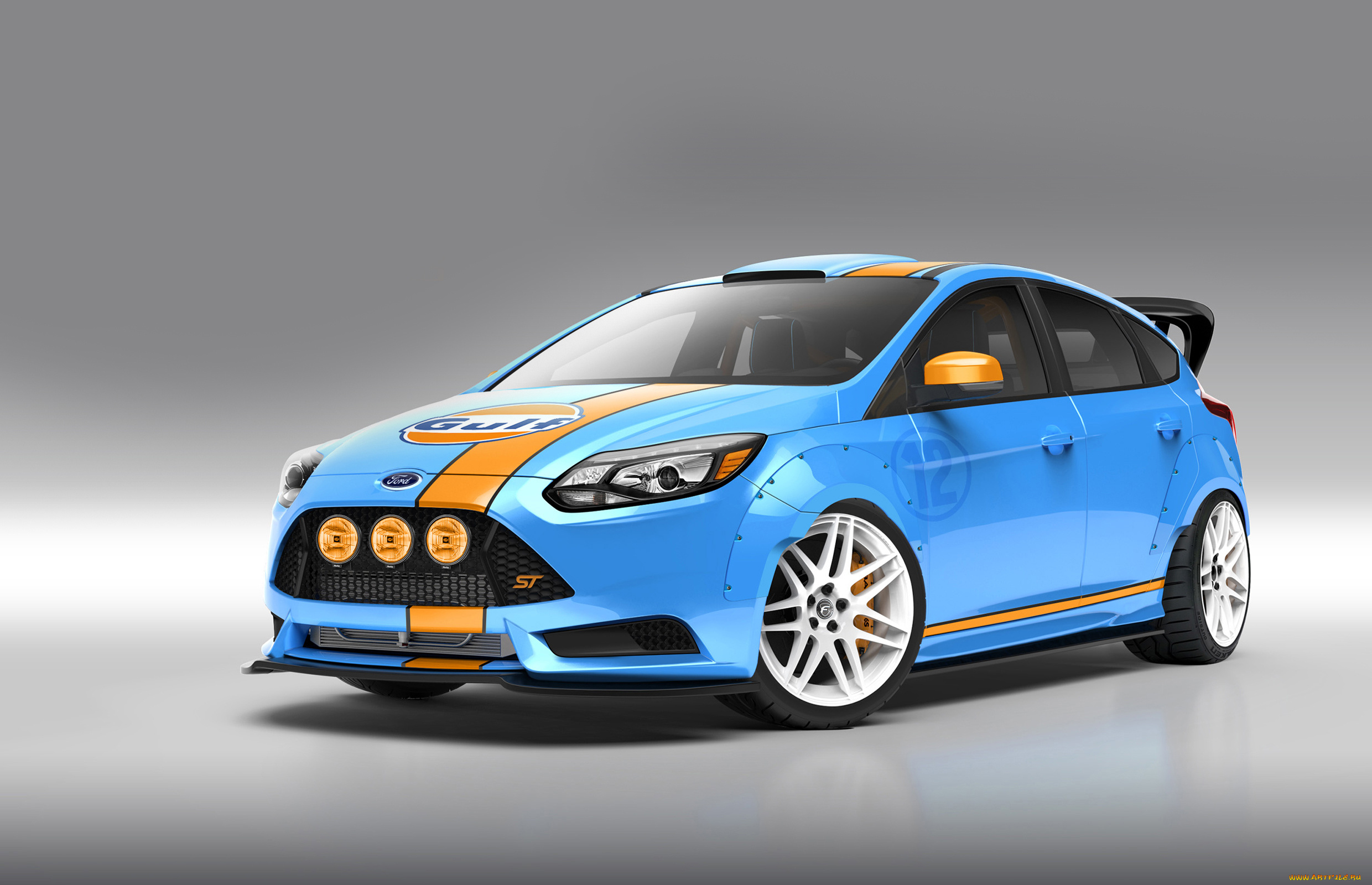 автомобили, 3д, focus