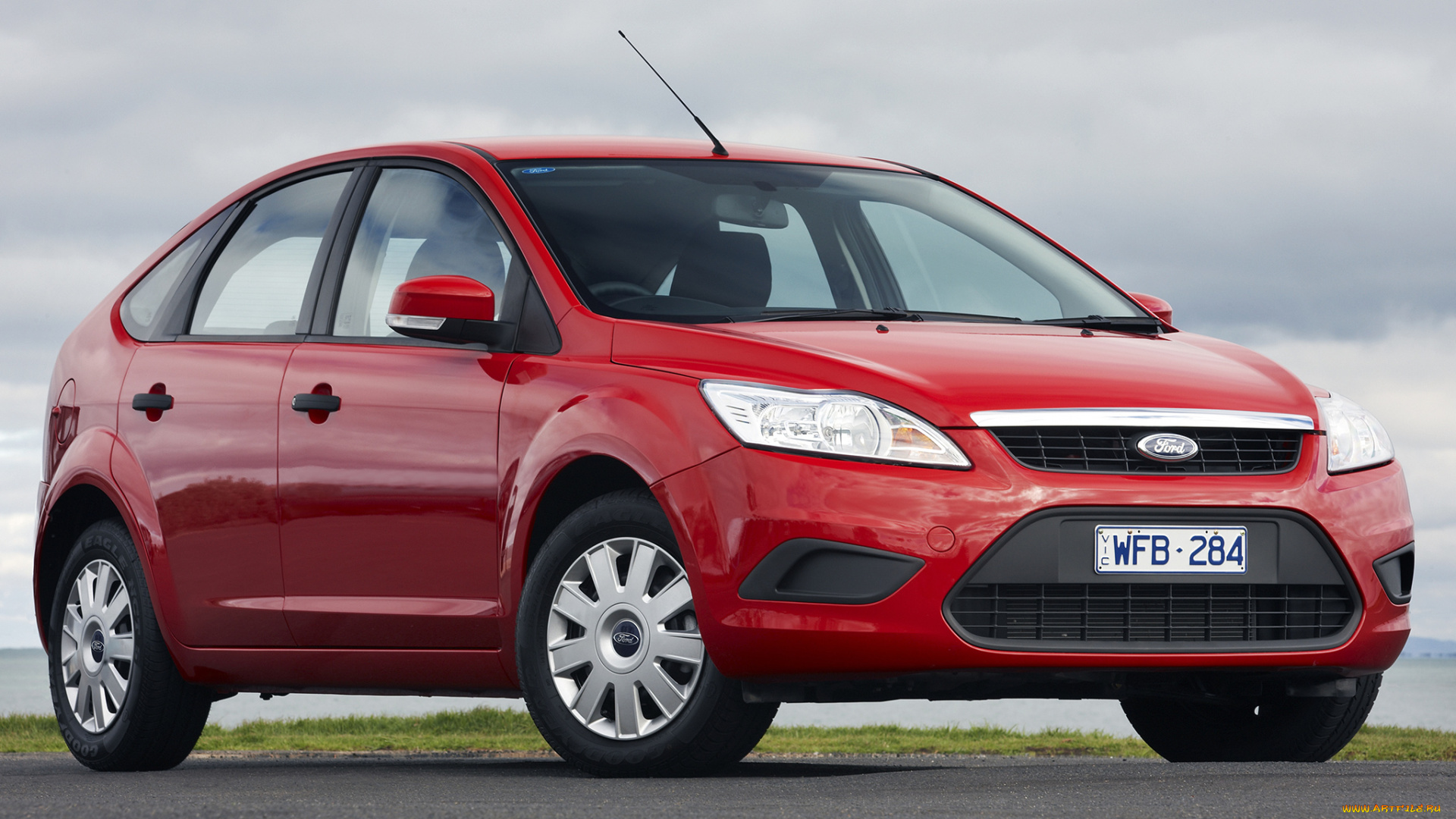 автомобили, ford, красный, focus, au-spec, 5-door