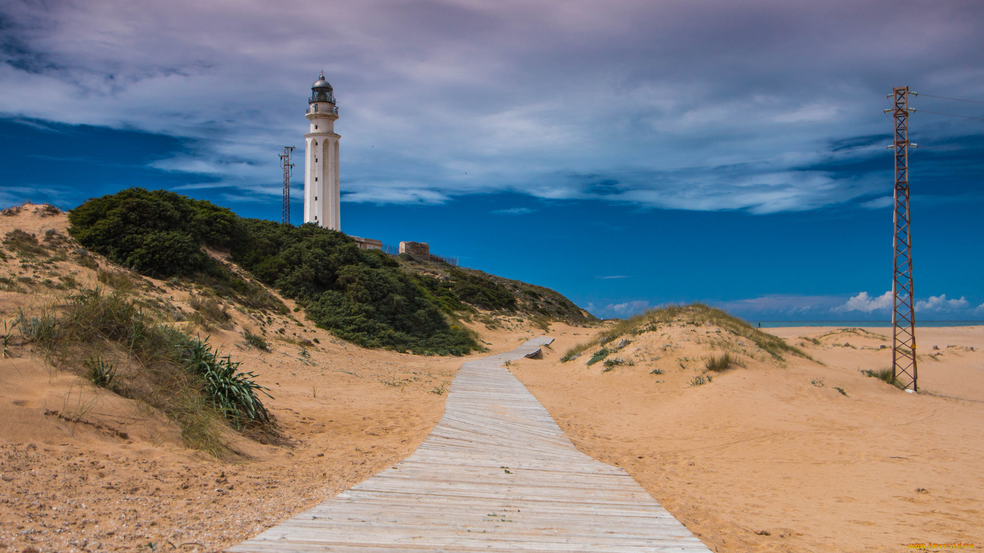 природа, маяки, побережье, маяк