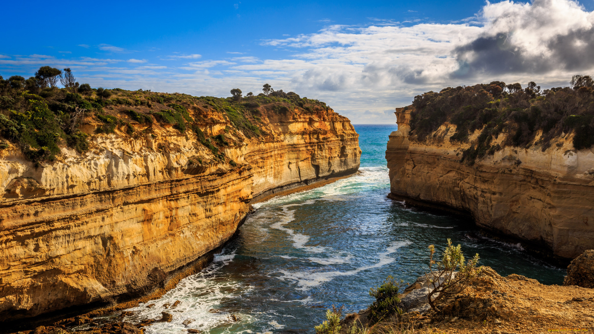 природа, побережье, берег, море