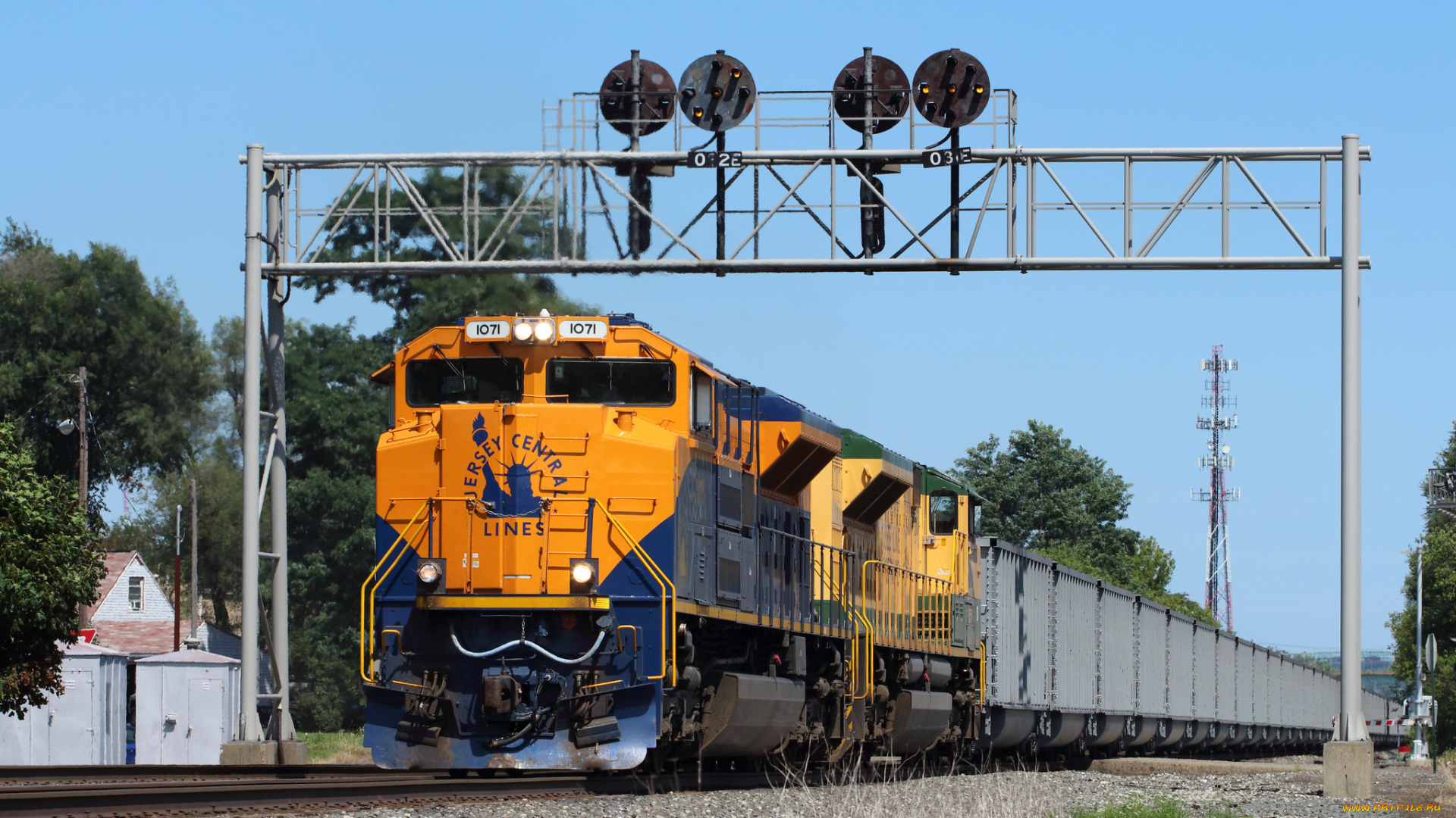 техника, поезда, рельсы, состав, локомотив