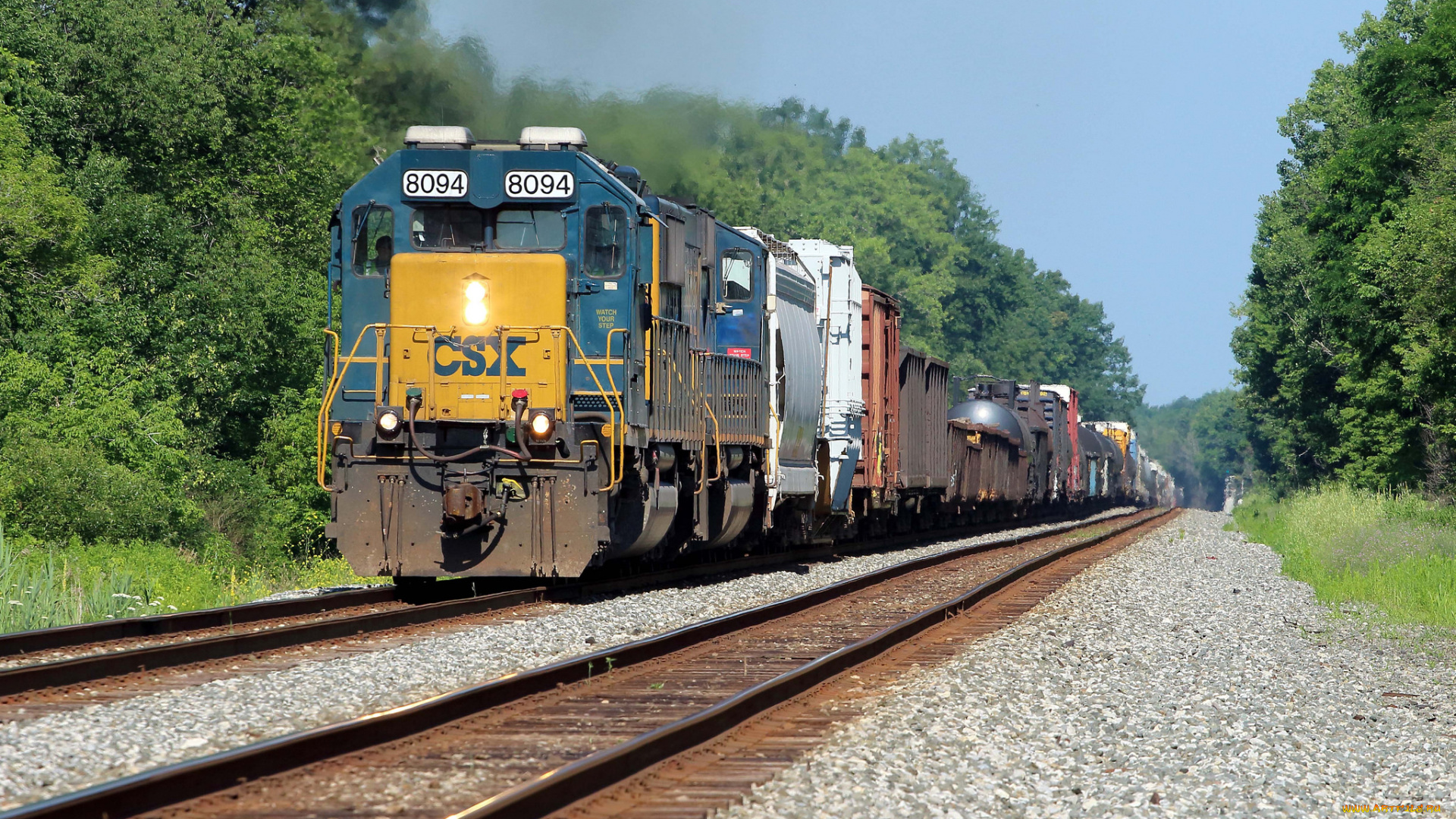 техника, поезда, состав, локомотив, рельсы