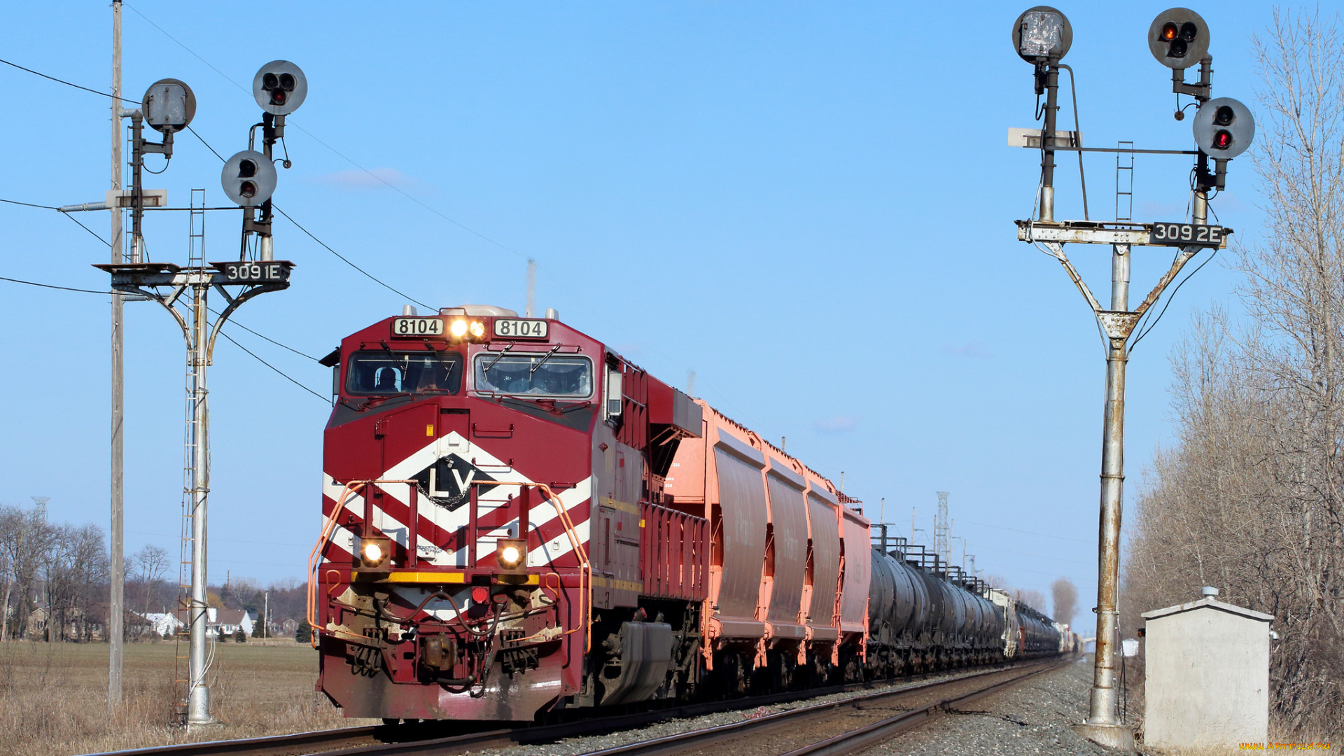 техника, поезда, состав, локомотив, рельсы