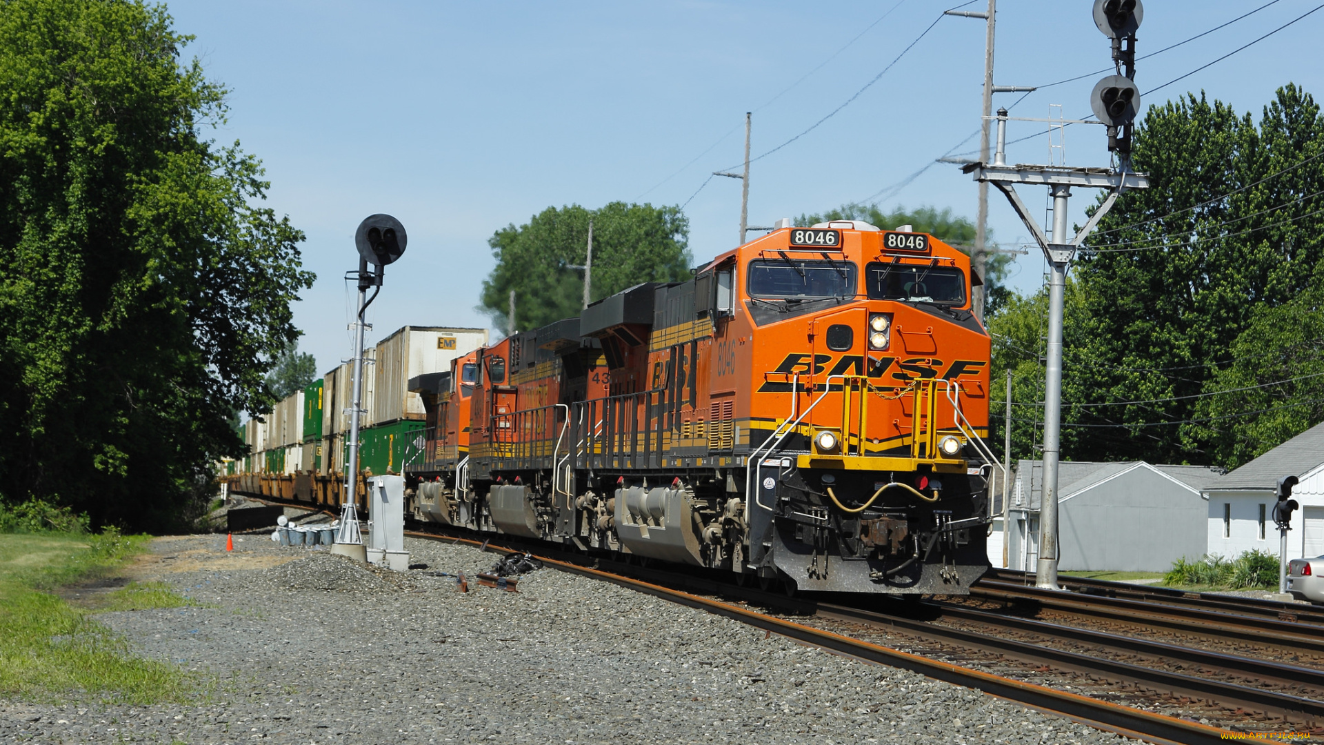 техника, поезда, состав, локомотив, рельсы