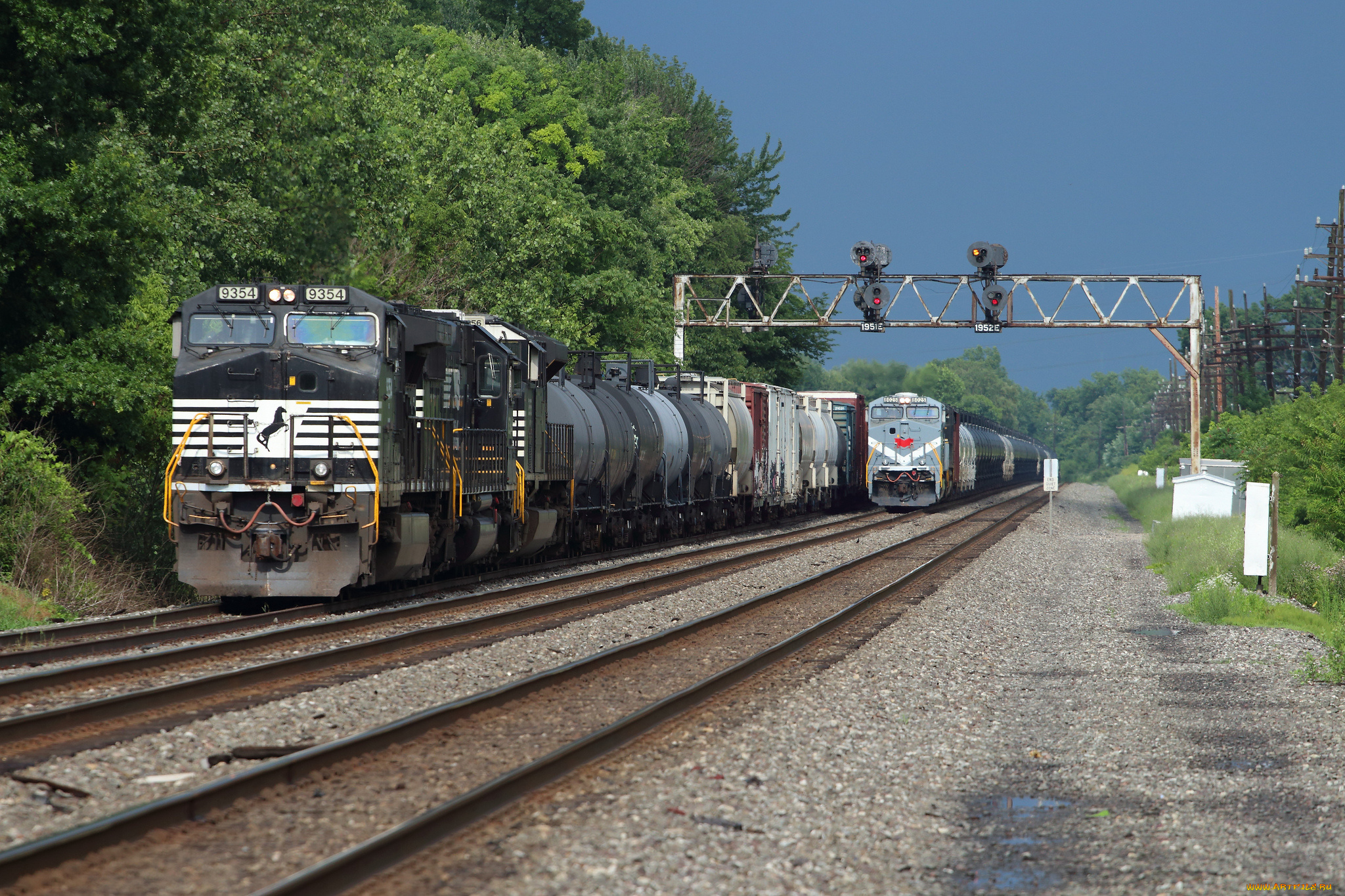 техника, поезда, состав, рельсы, локомотив