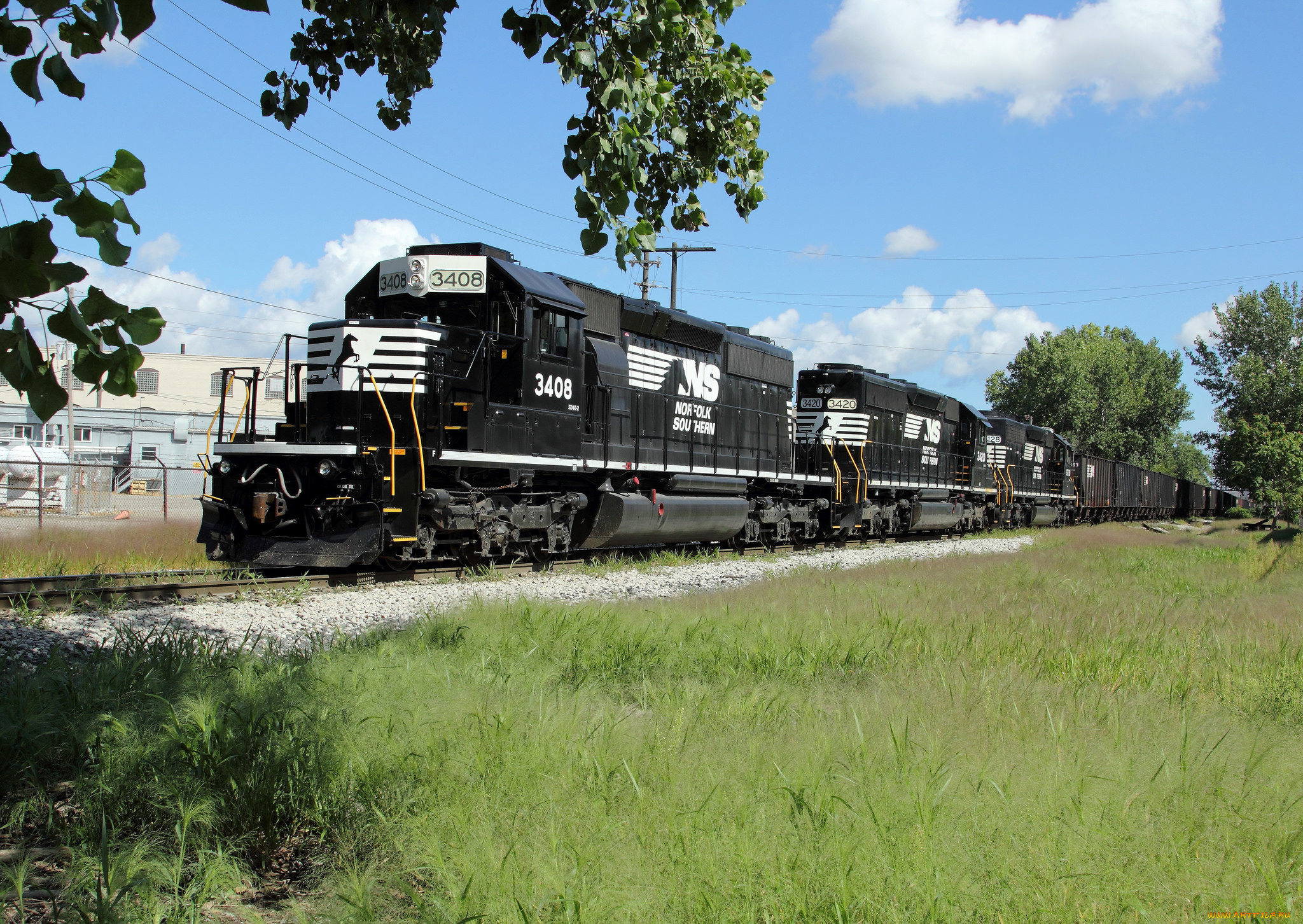 техника, поезда, состав, локомотив, рельсы