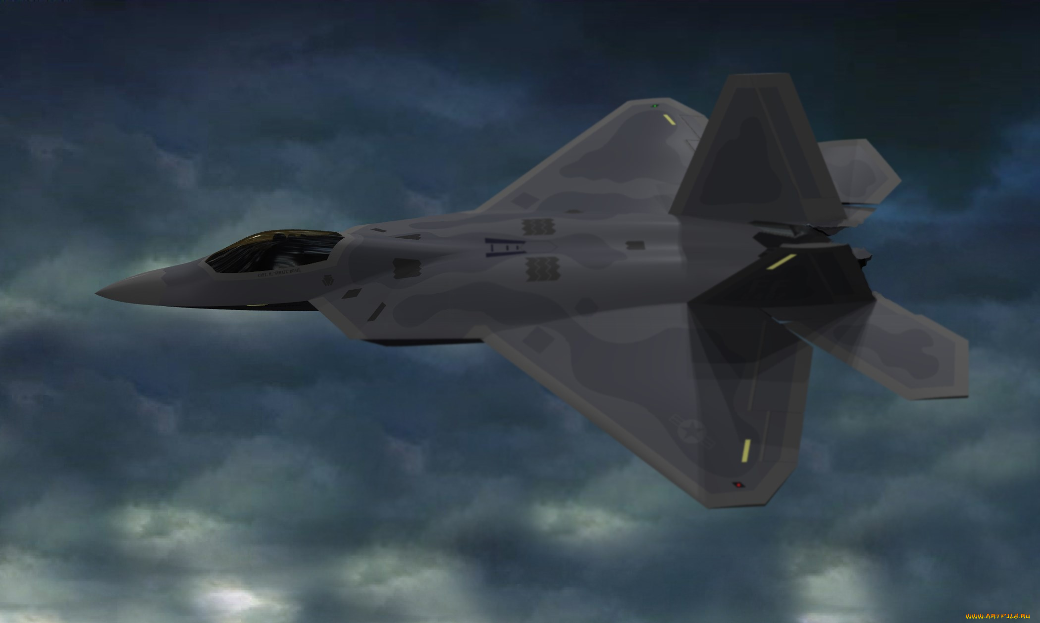 рисованное, авиация, полет, самолет