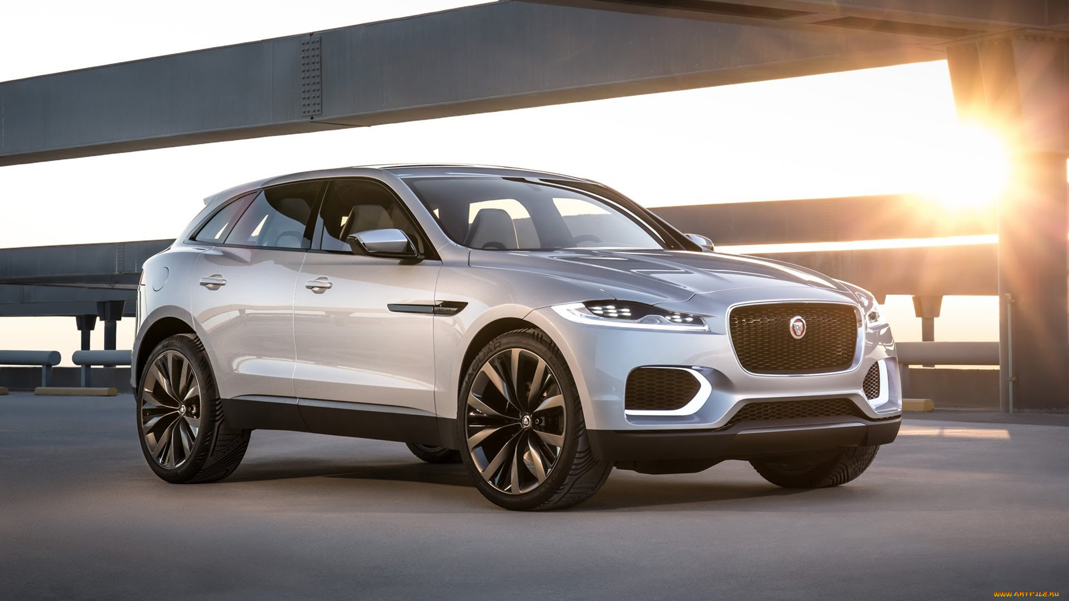 jaguar, c-x17, concept, 2013, автомобили, jaguar, солнце, металлик, concept, серебристый, 2013, c-x17