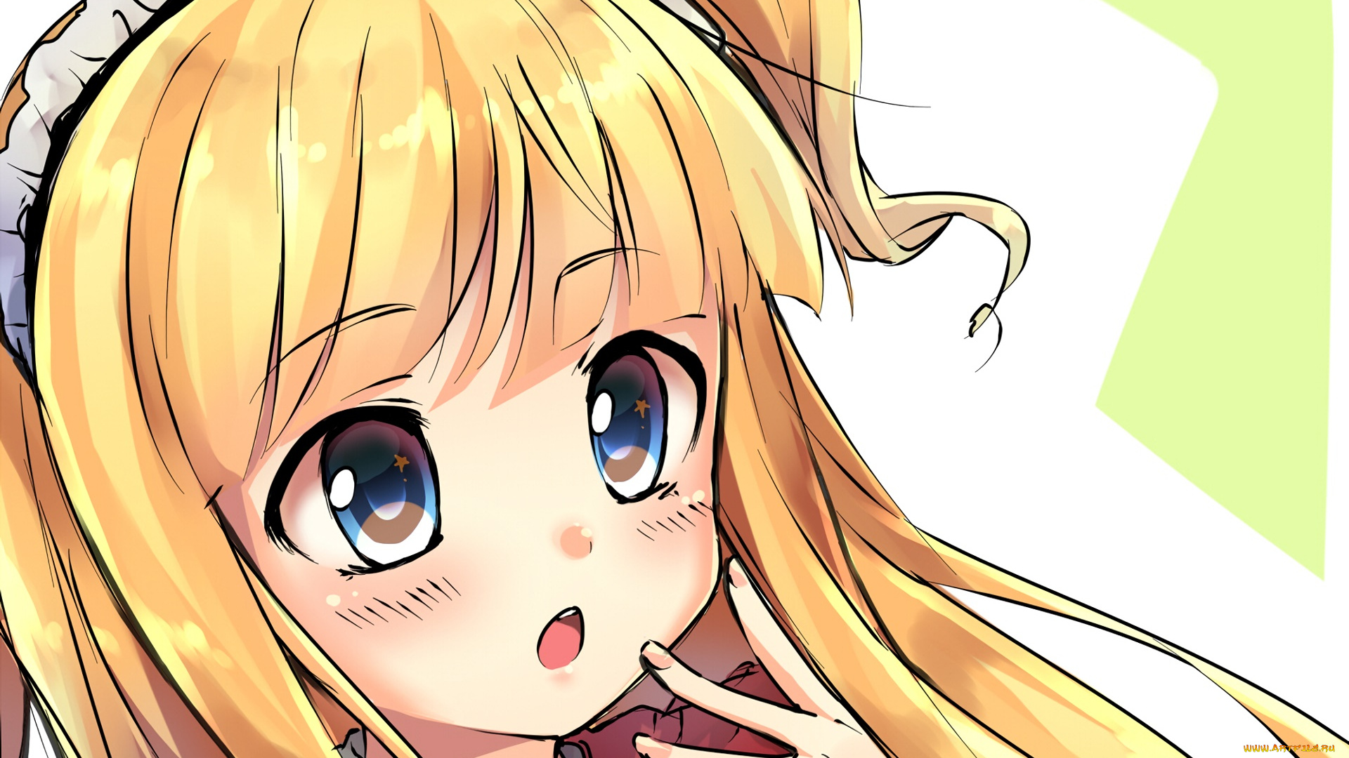 аниме, hinako, note, девушка, взгляд, фон