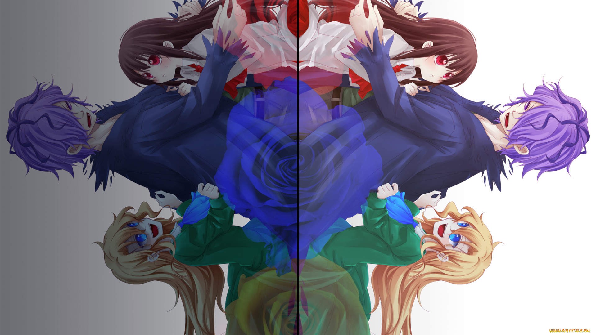 аниме, ib, garri