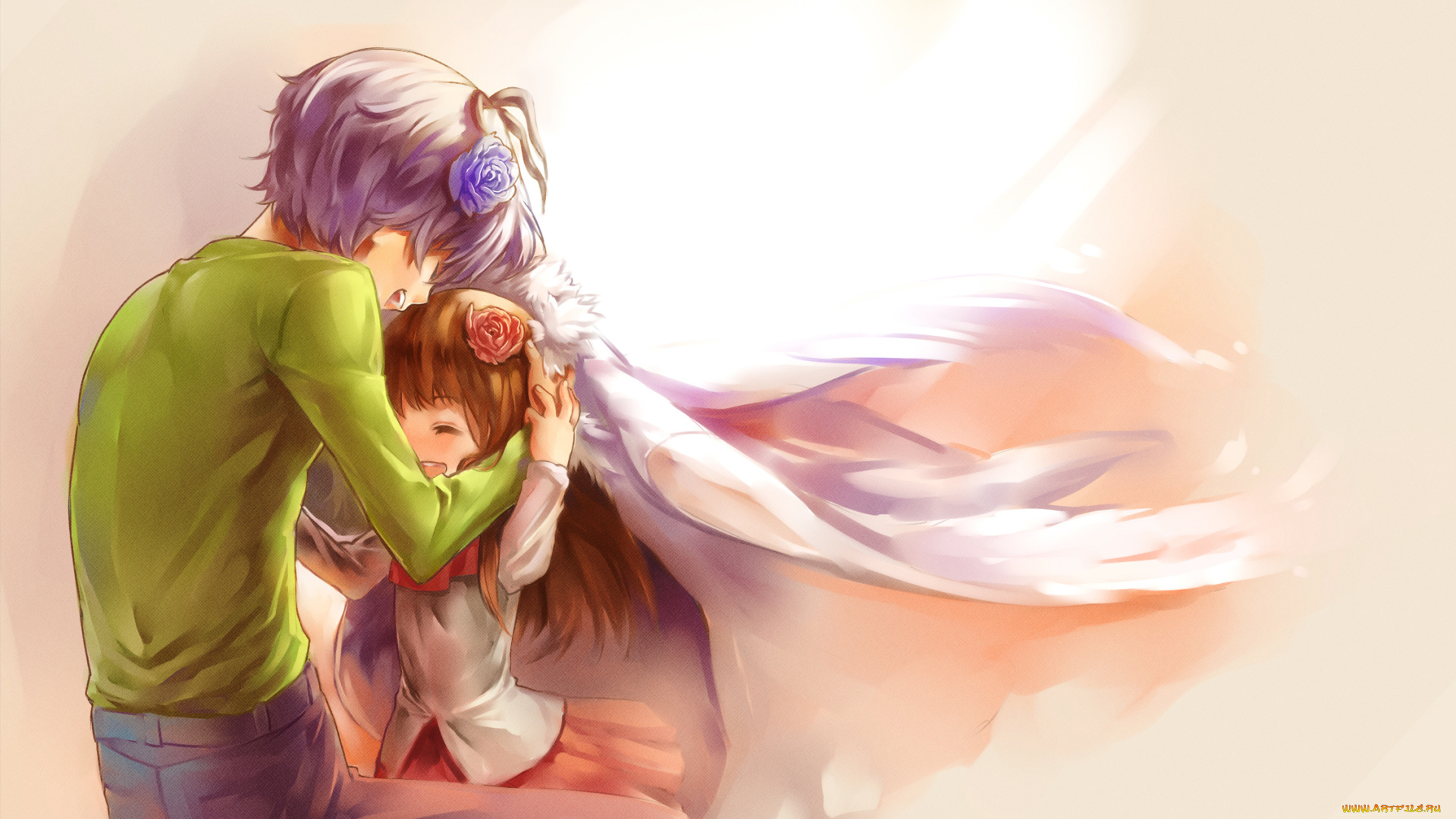 аниме, ib, иб, двое