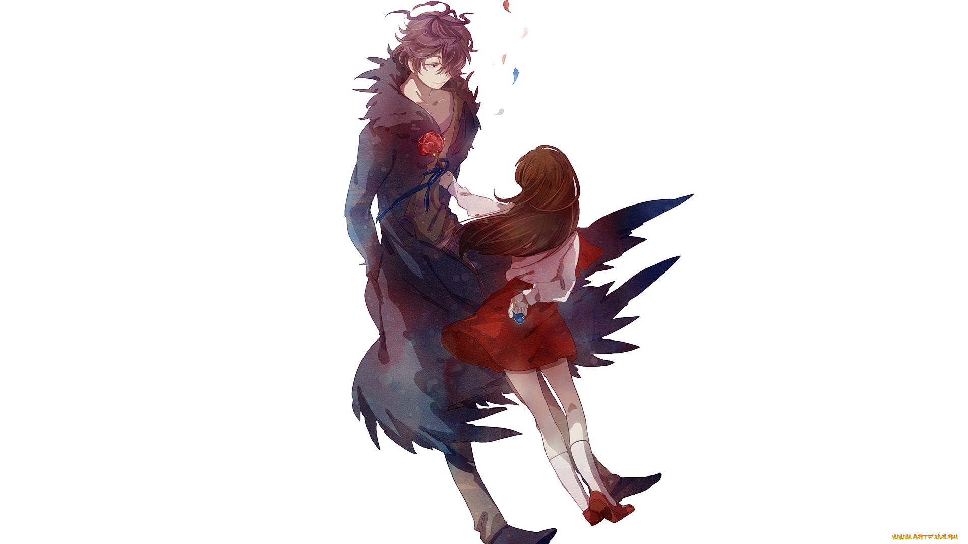 аниме, ib, иб, двое