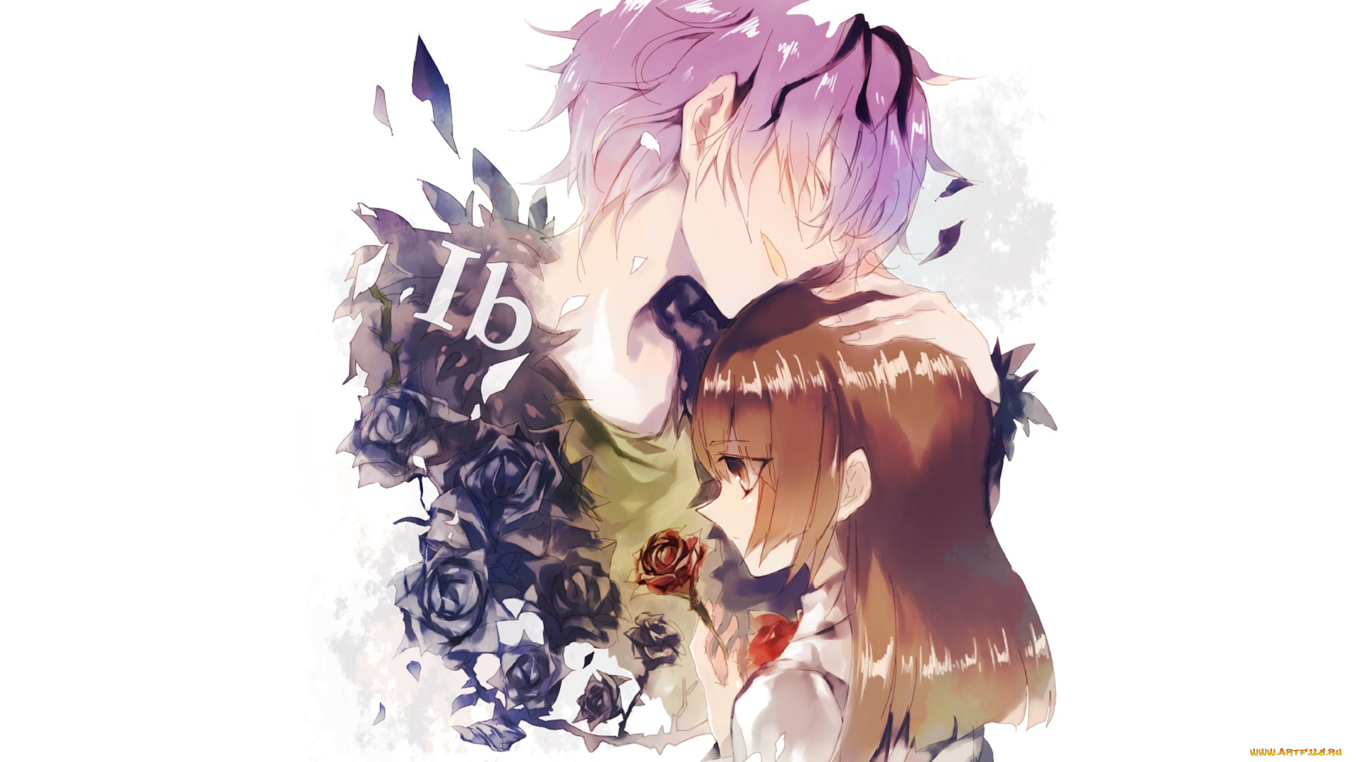 аниме, ib, иб, двое