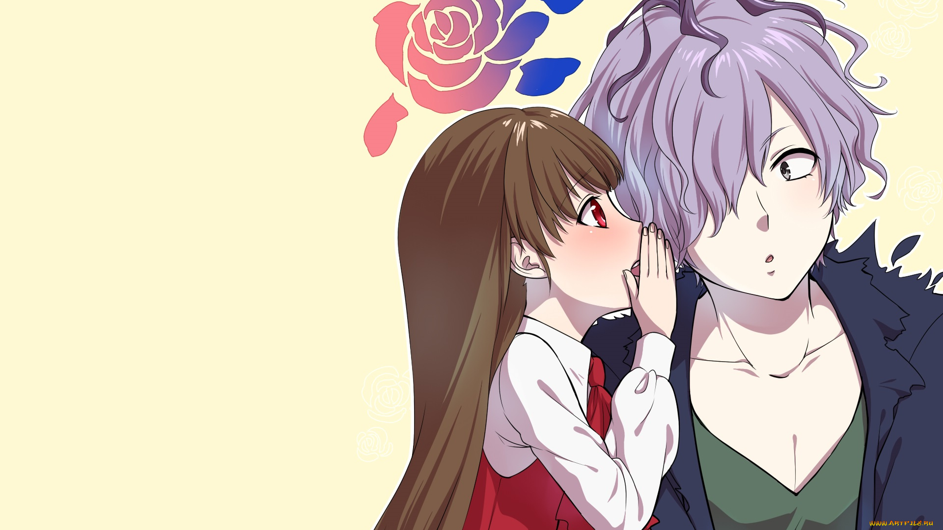 аниме, ib, иб, двое