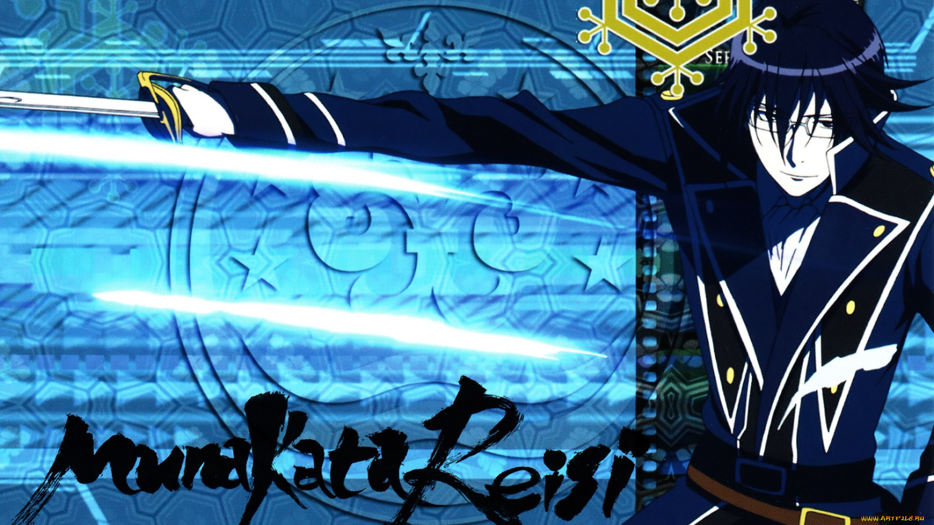 аниме, k, project, парень