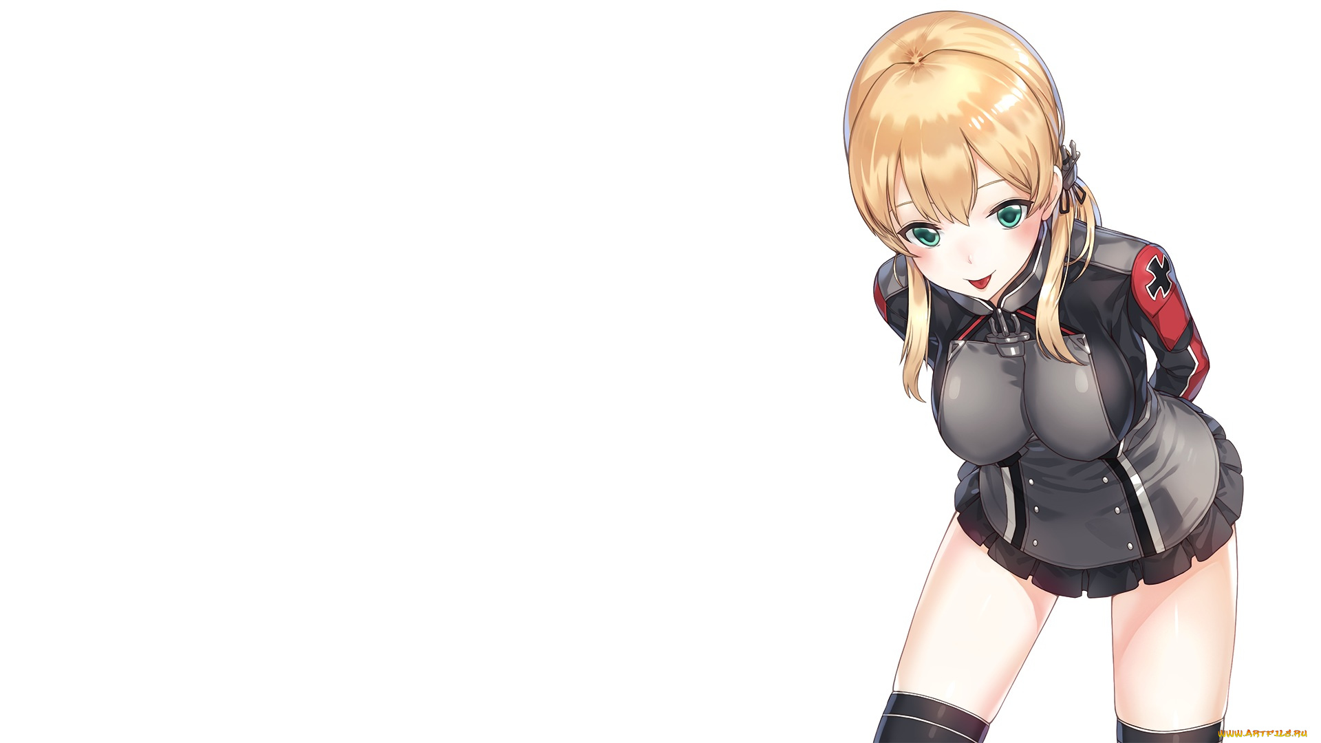 аниме, kantai, collection, prinz, eugen