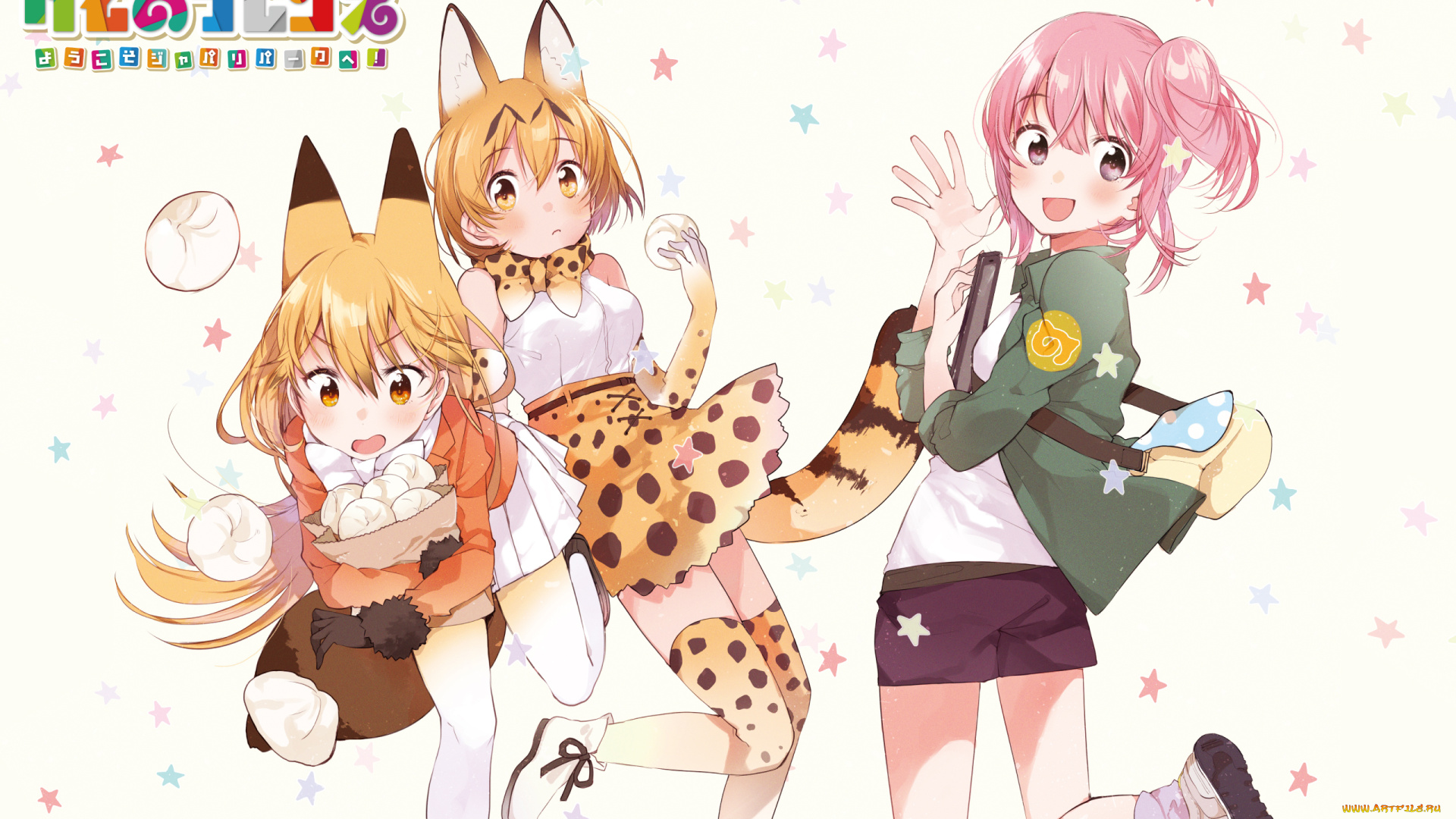 аниме, kemono, friends, kemono, friends