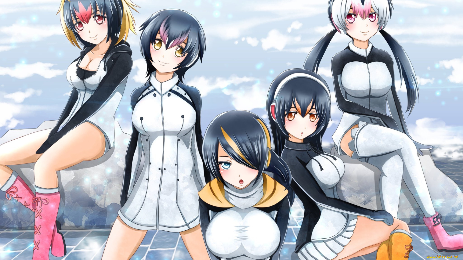 аниме, kemono, friends, kemono, friends