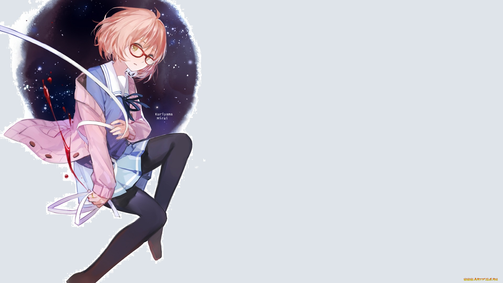 аниме, kyoukai, no, kanata, мирай