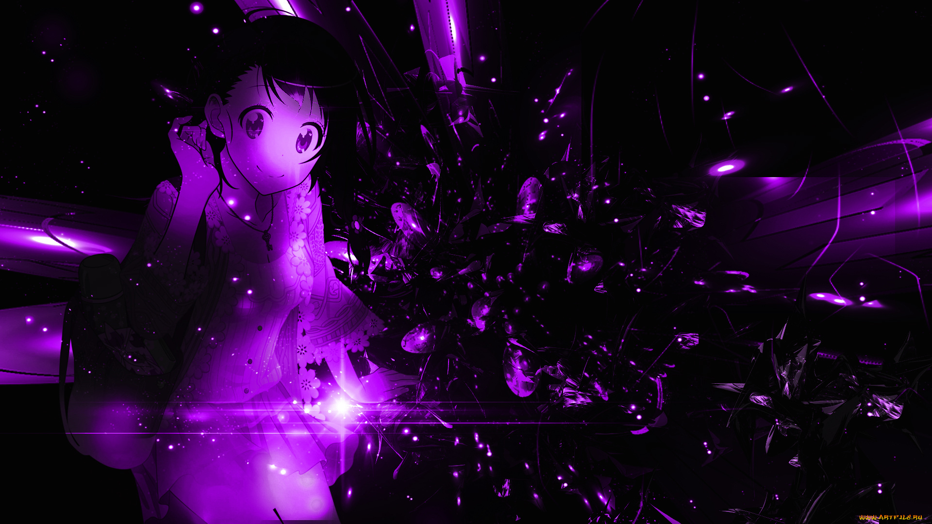 аниме, nisekoi, фон, девушка, взгляд