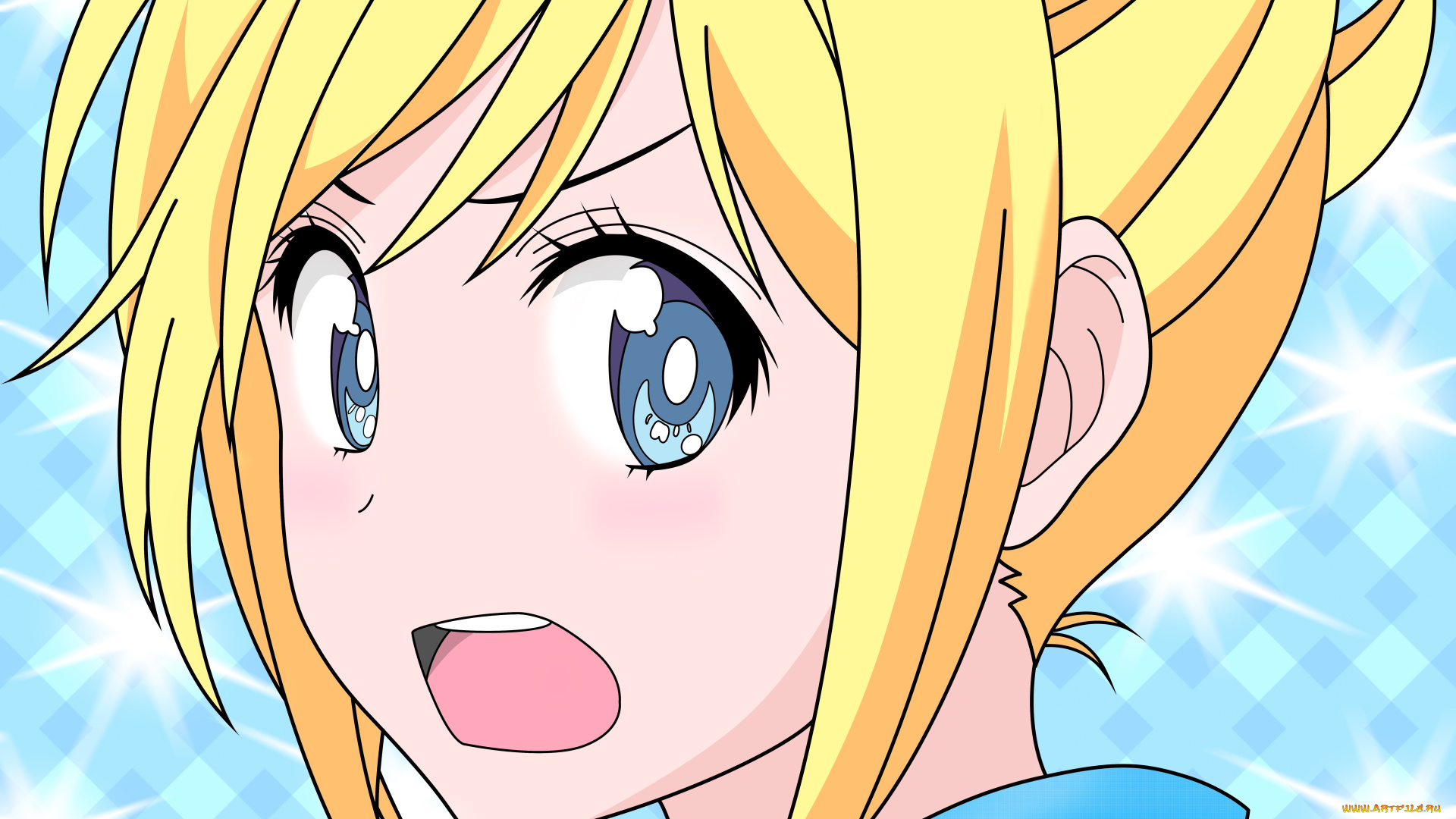 аниме, nisekoi, фон, взгляд, девушка