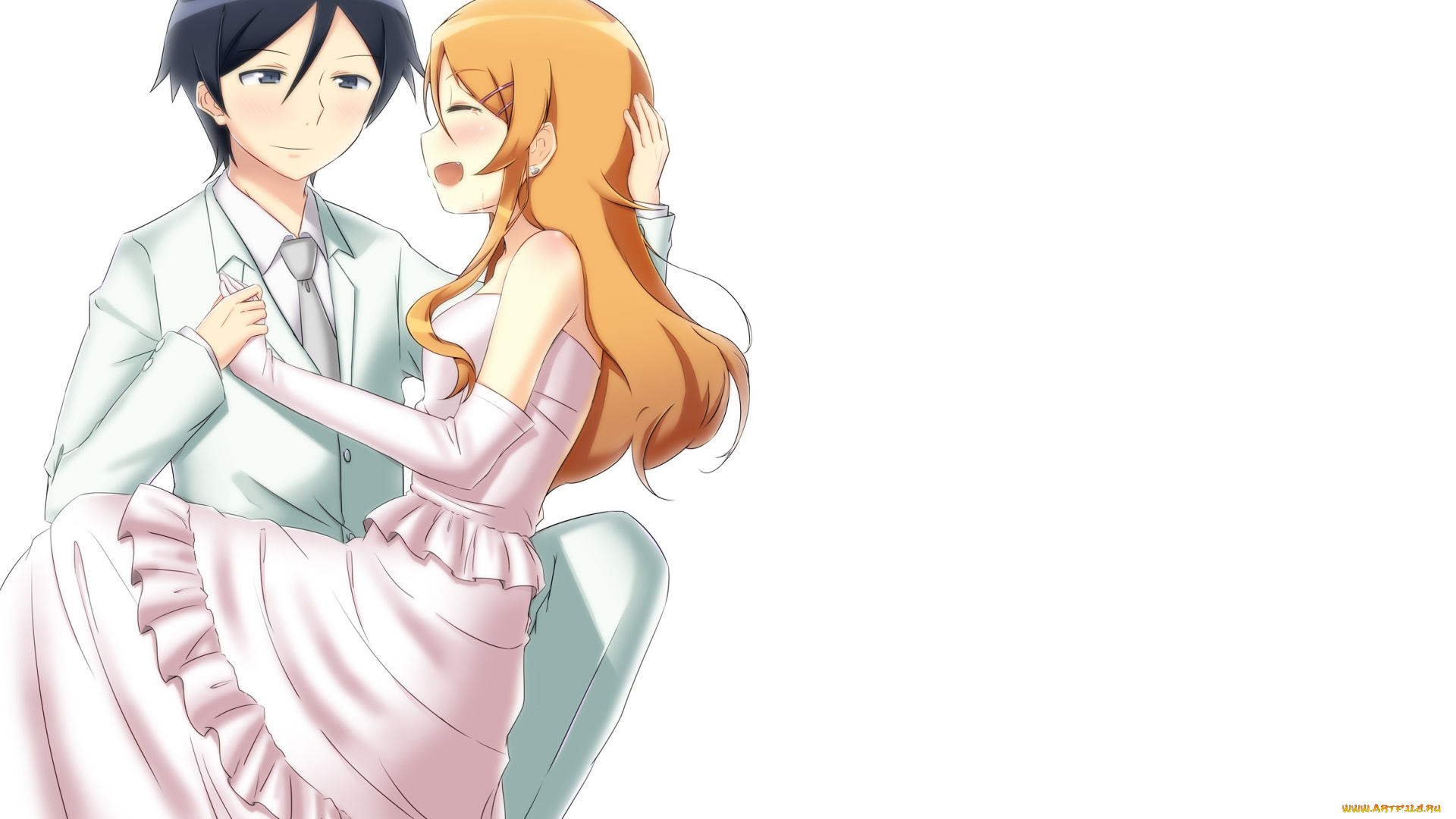 аниме, oreimo, двое, пара