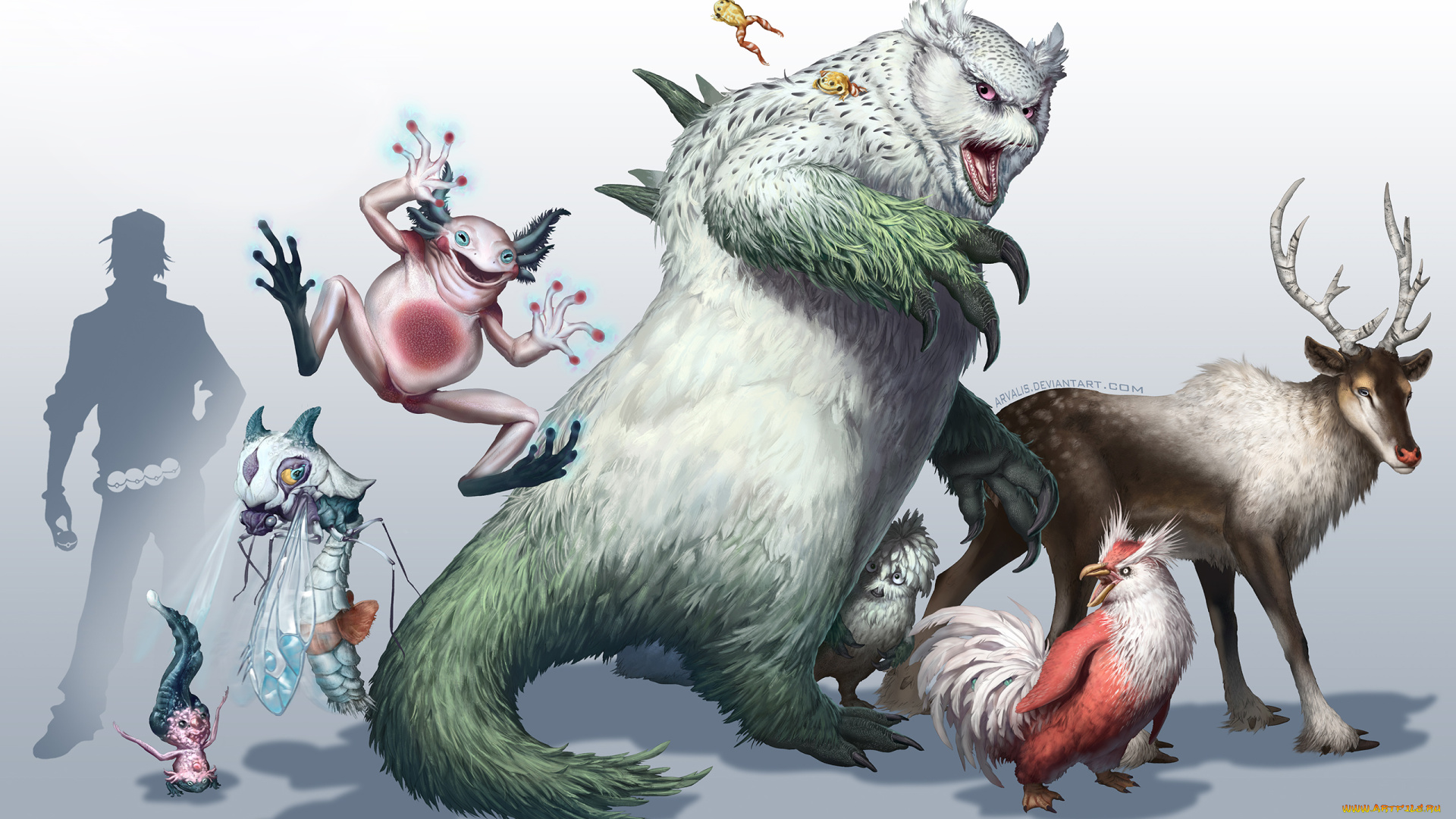 аниме, pokemon, чудовище, монстр, чудище, существо