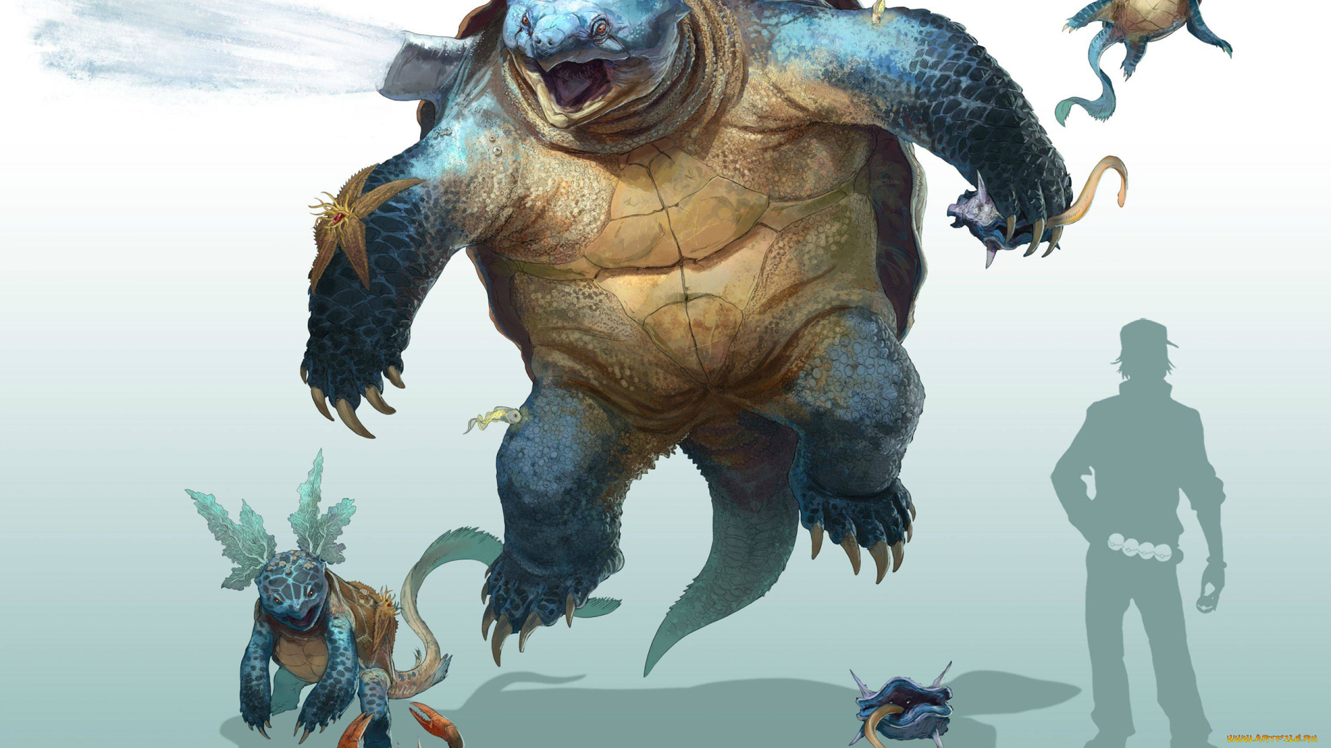 аниме, pokemon, монстр, чудище, существо, чудовище