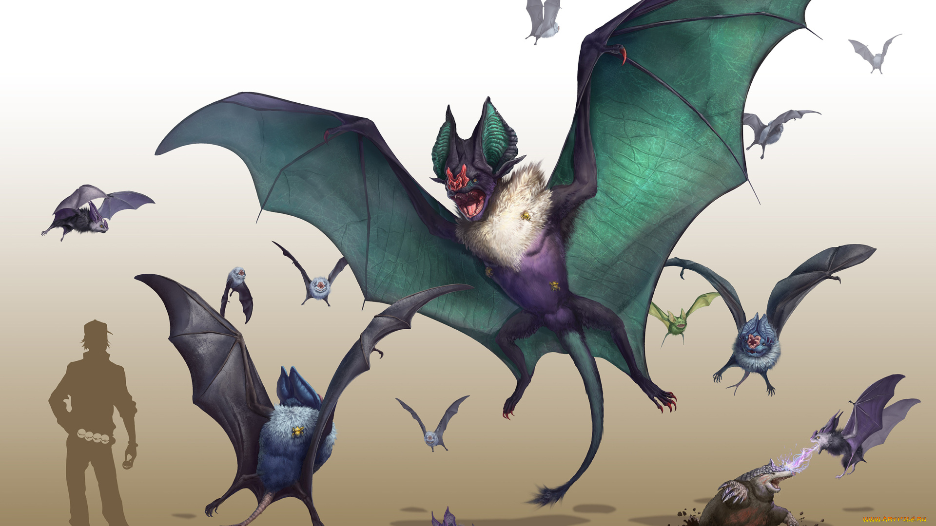 аниме, pokemon, существо, чудовище, монстр, чудище