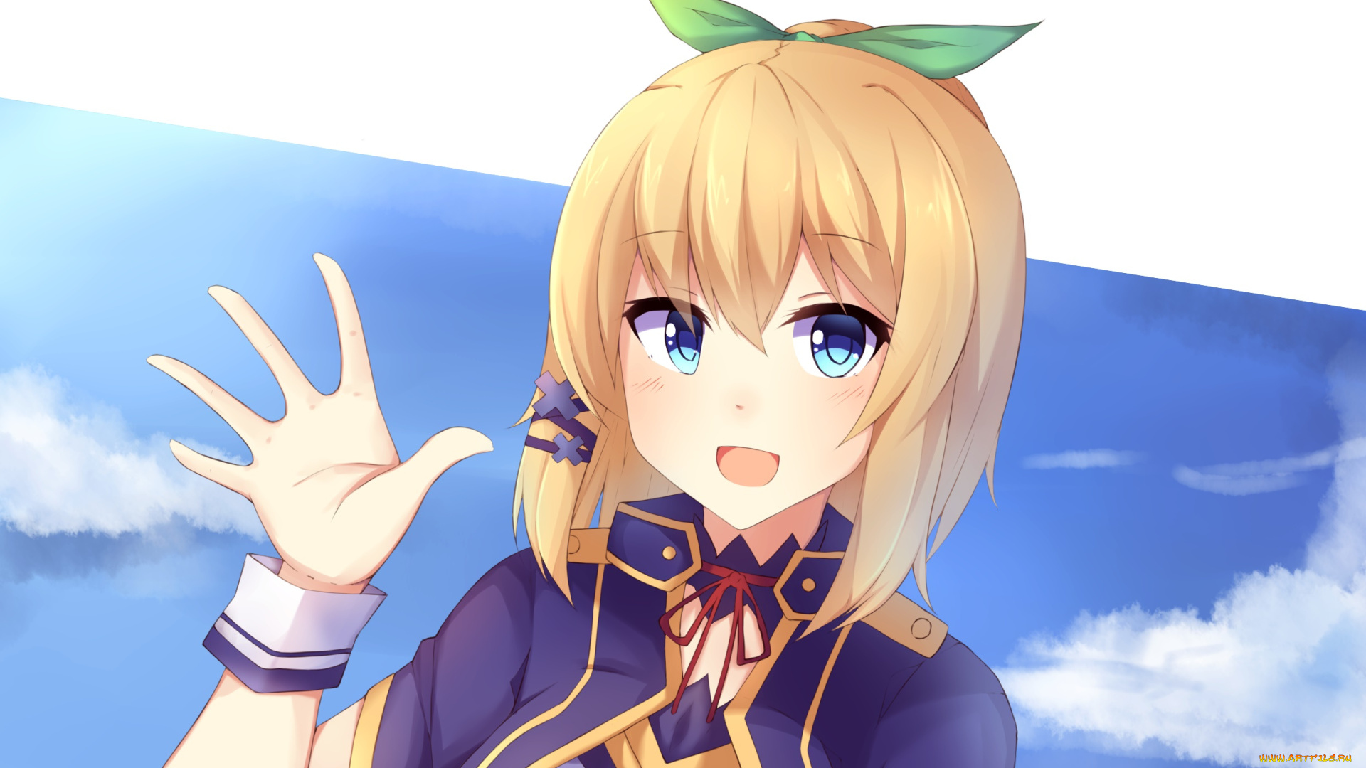 аниме, tales, of, zestiria, девушка, взгляд, фон