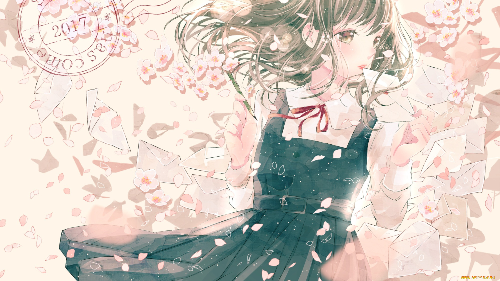 аниме, unknown, , другое, flowers