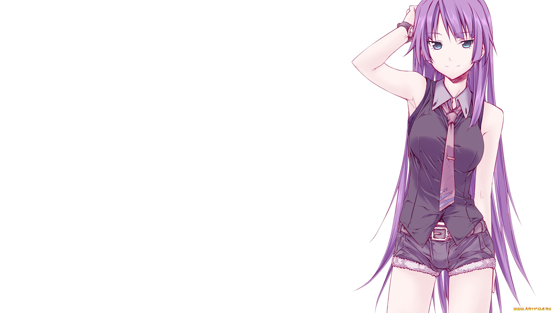 аниме, unknown, , другое, фон, девушка, взгляд