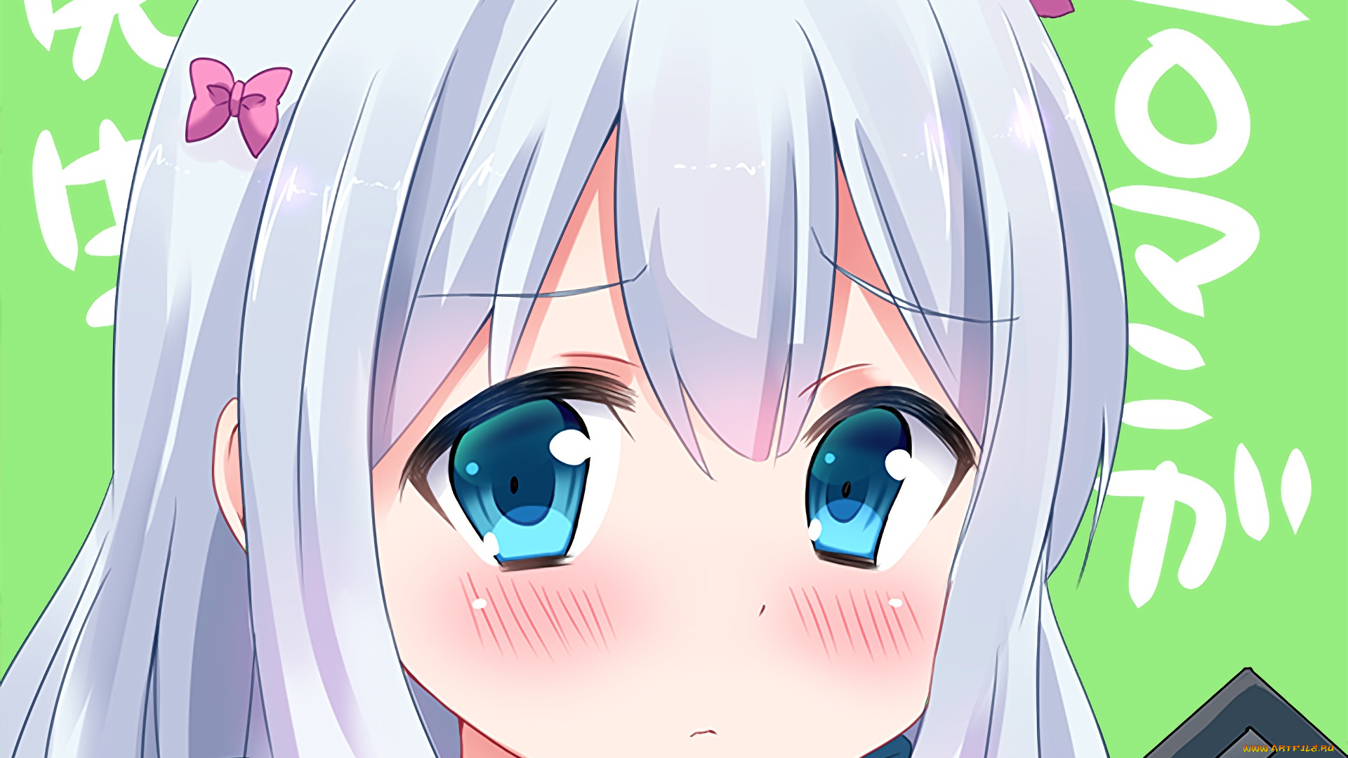 аниме, unknown, , другое, фон, взгляд, девушка