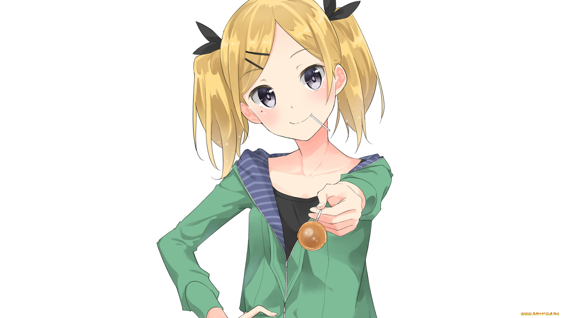 аниме, unknown, , другое, фон, взгляд, девушка