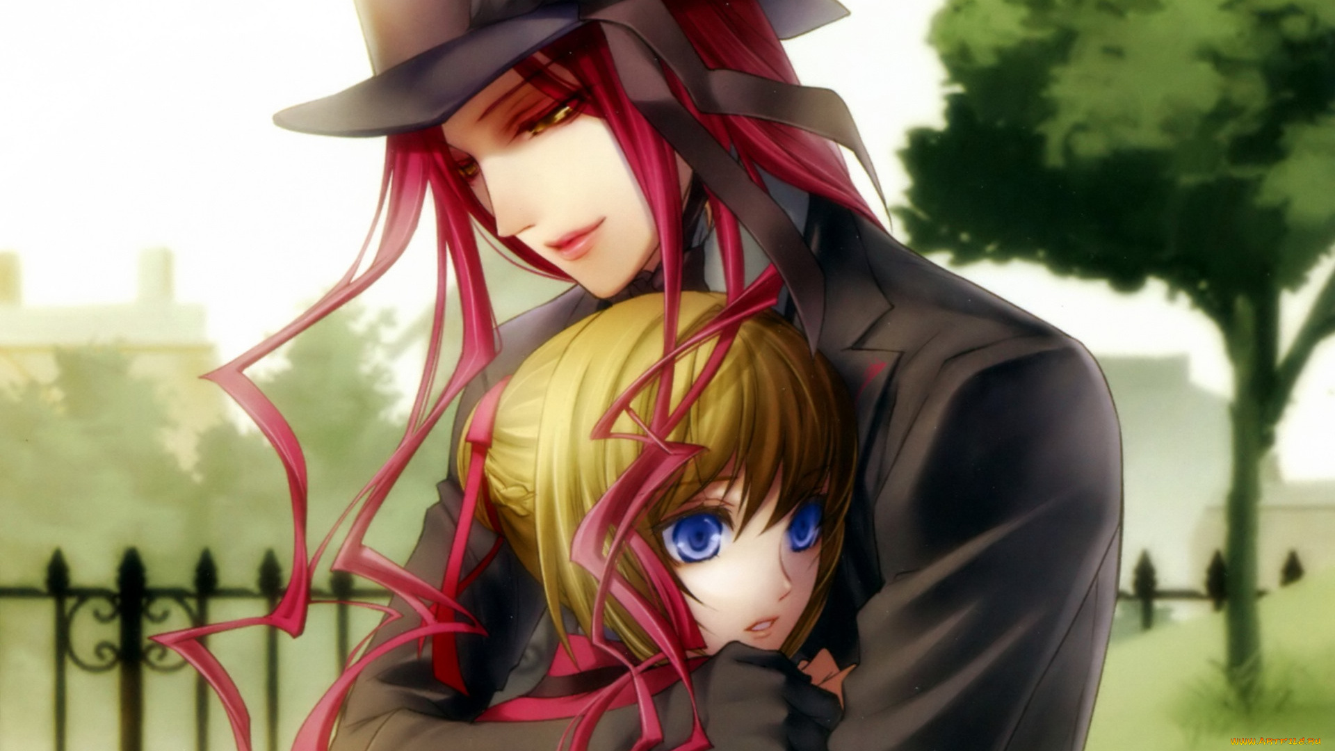 аниме, will, o`wisp, обнимашки