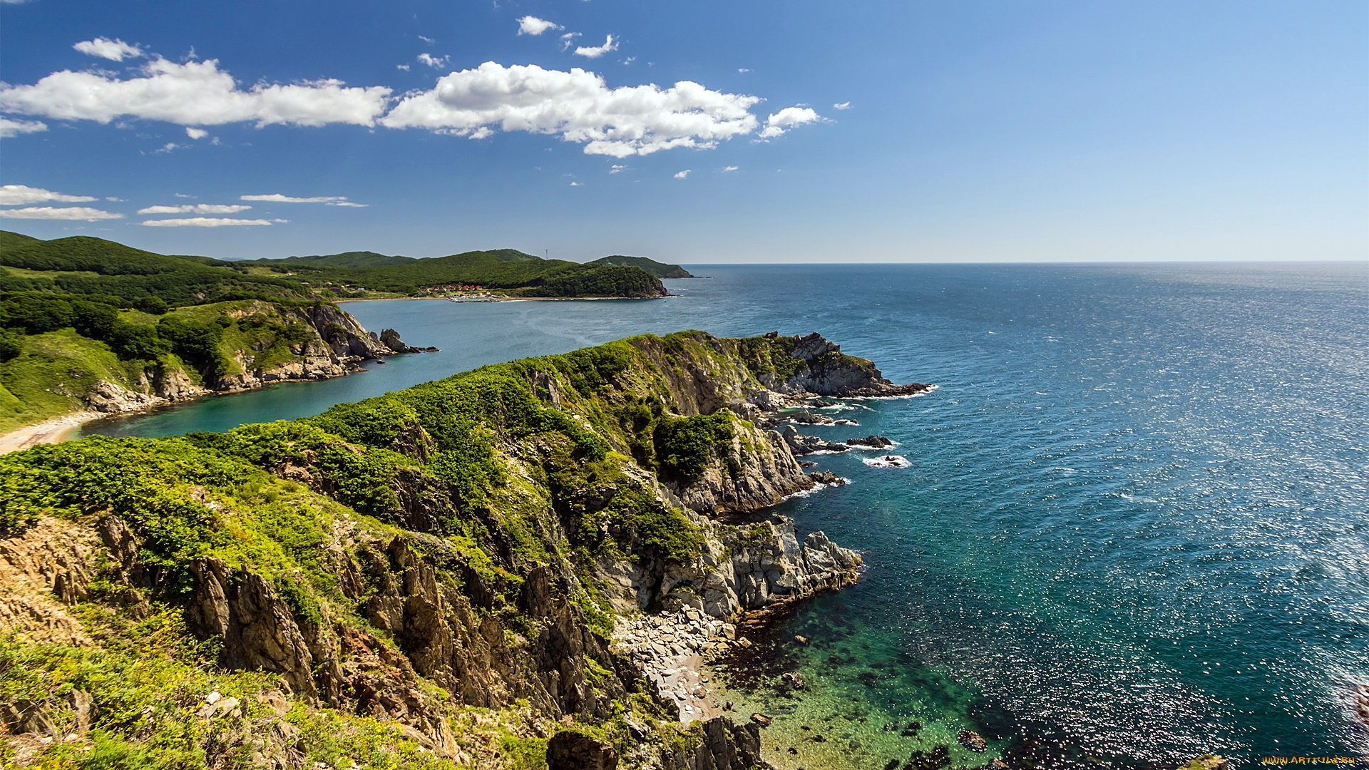 природа, побережье, красота, родной