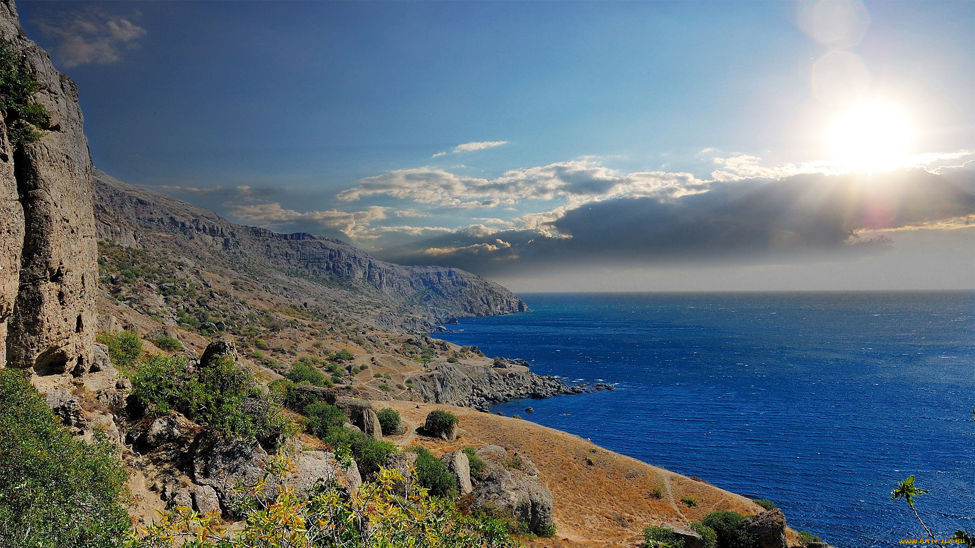 природа, побережье, красота, родной