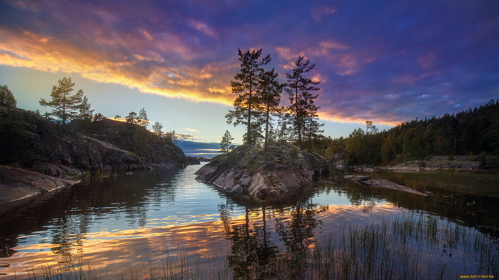 природа, реки, озера, красота, родной