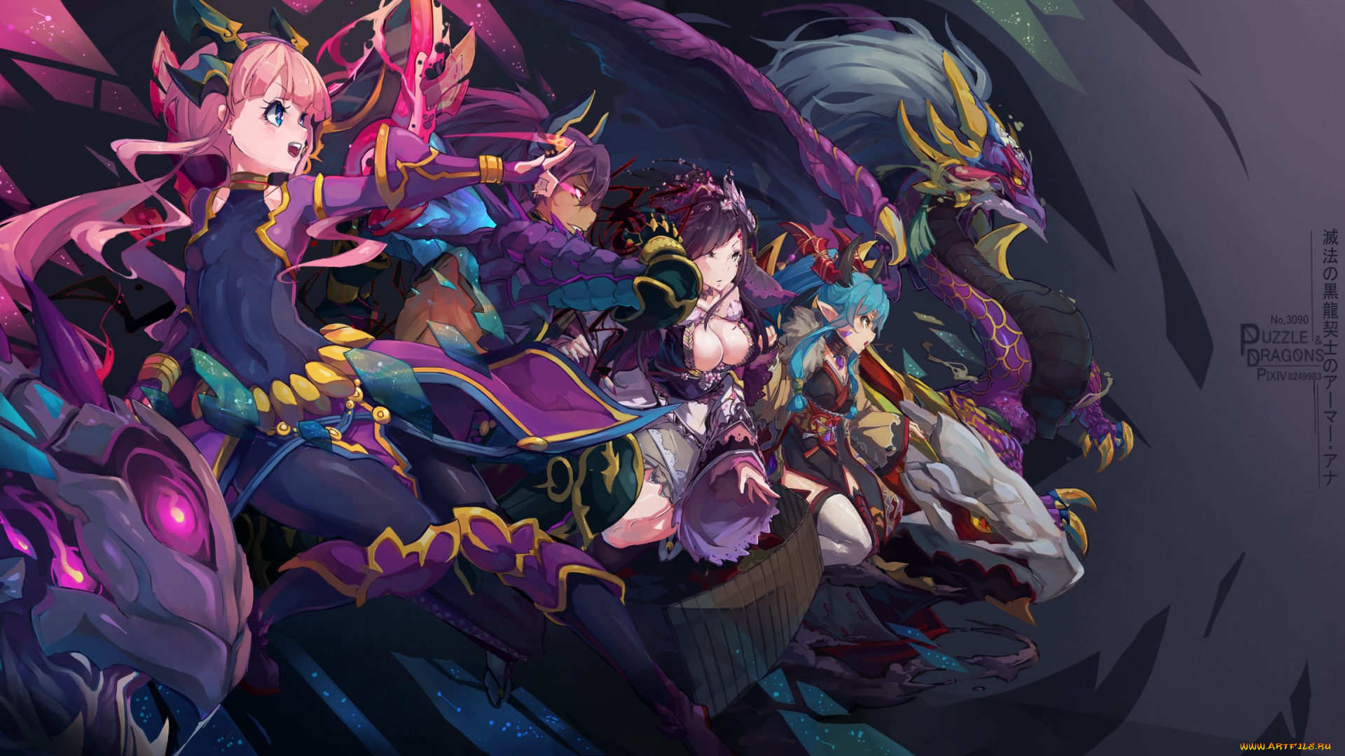 puzzle, &, dragons, аниме, puzzle, dragons