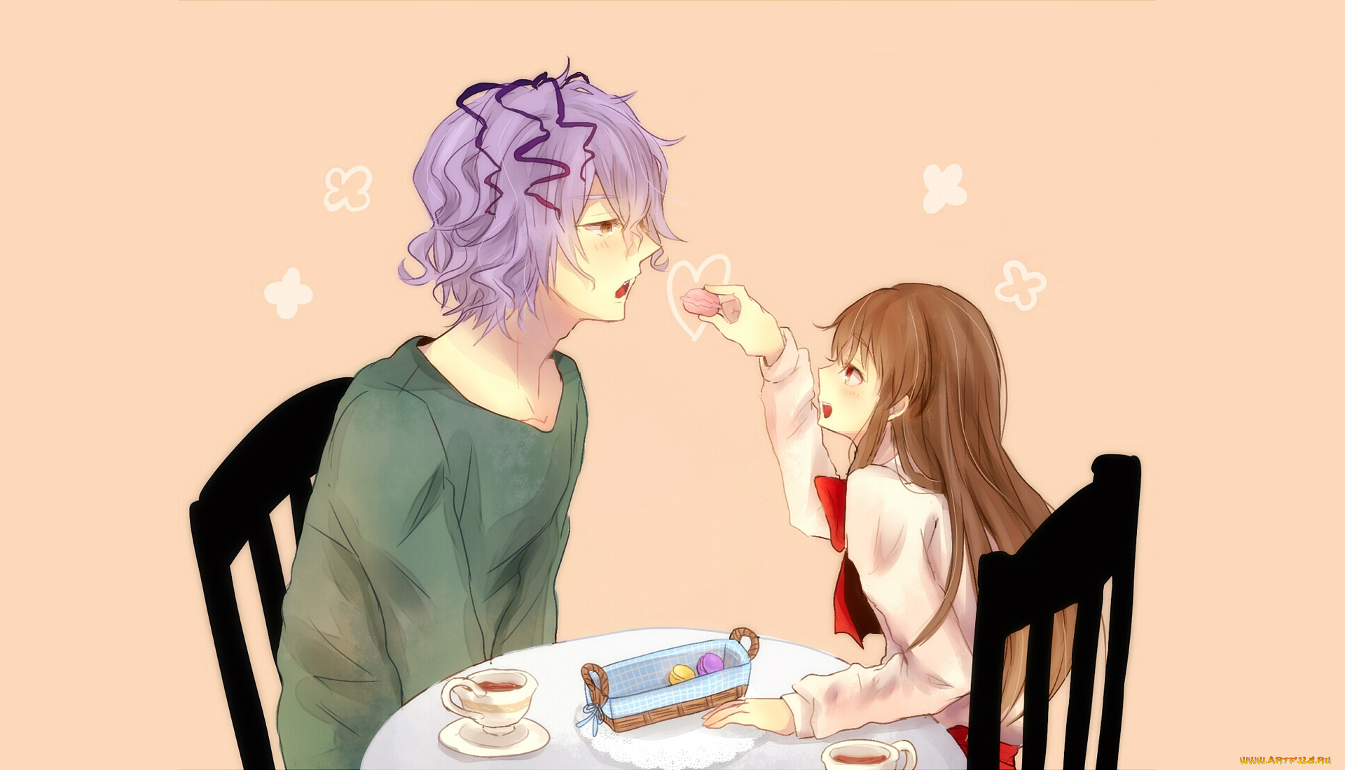 аниме, ib, иб, двое