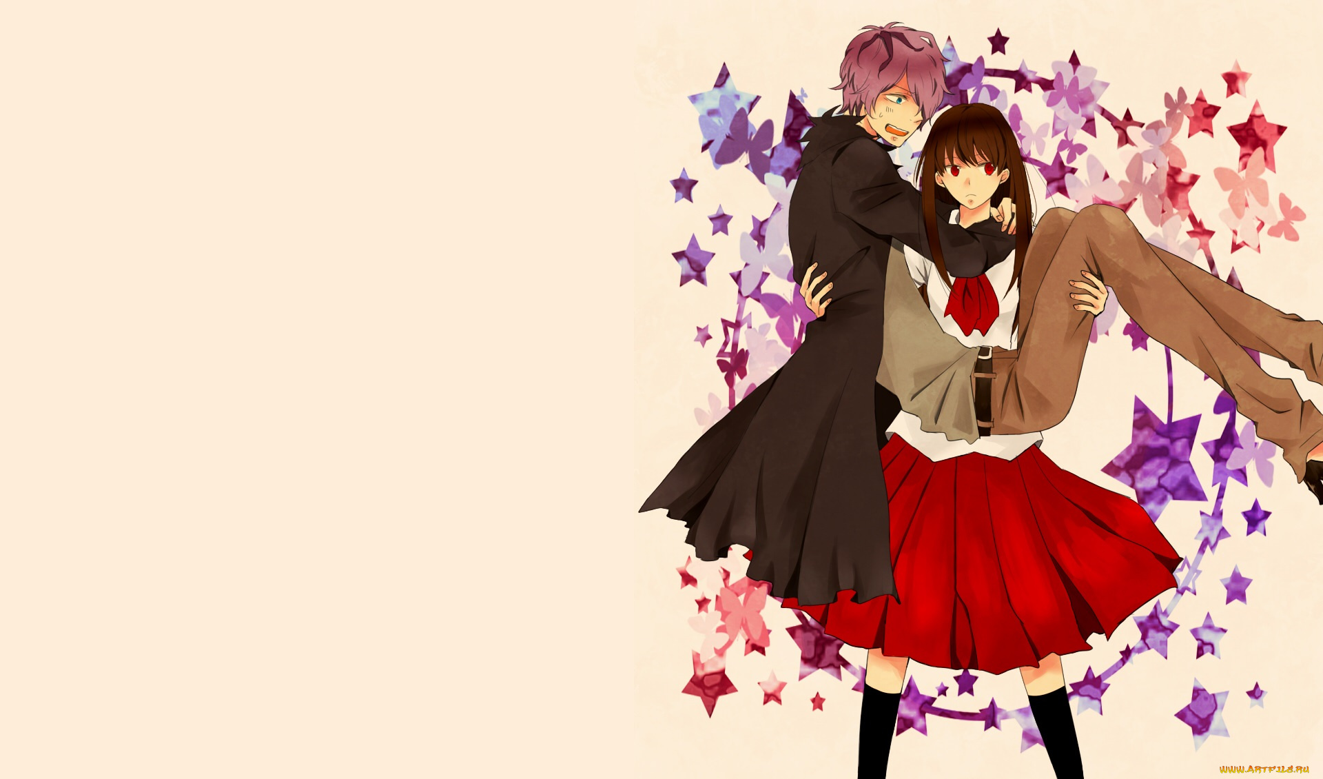 аниме, ib, иб, двое