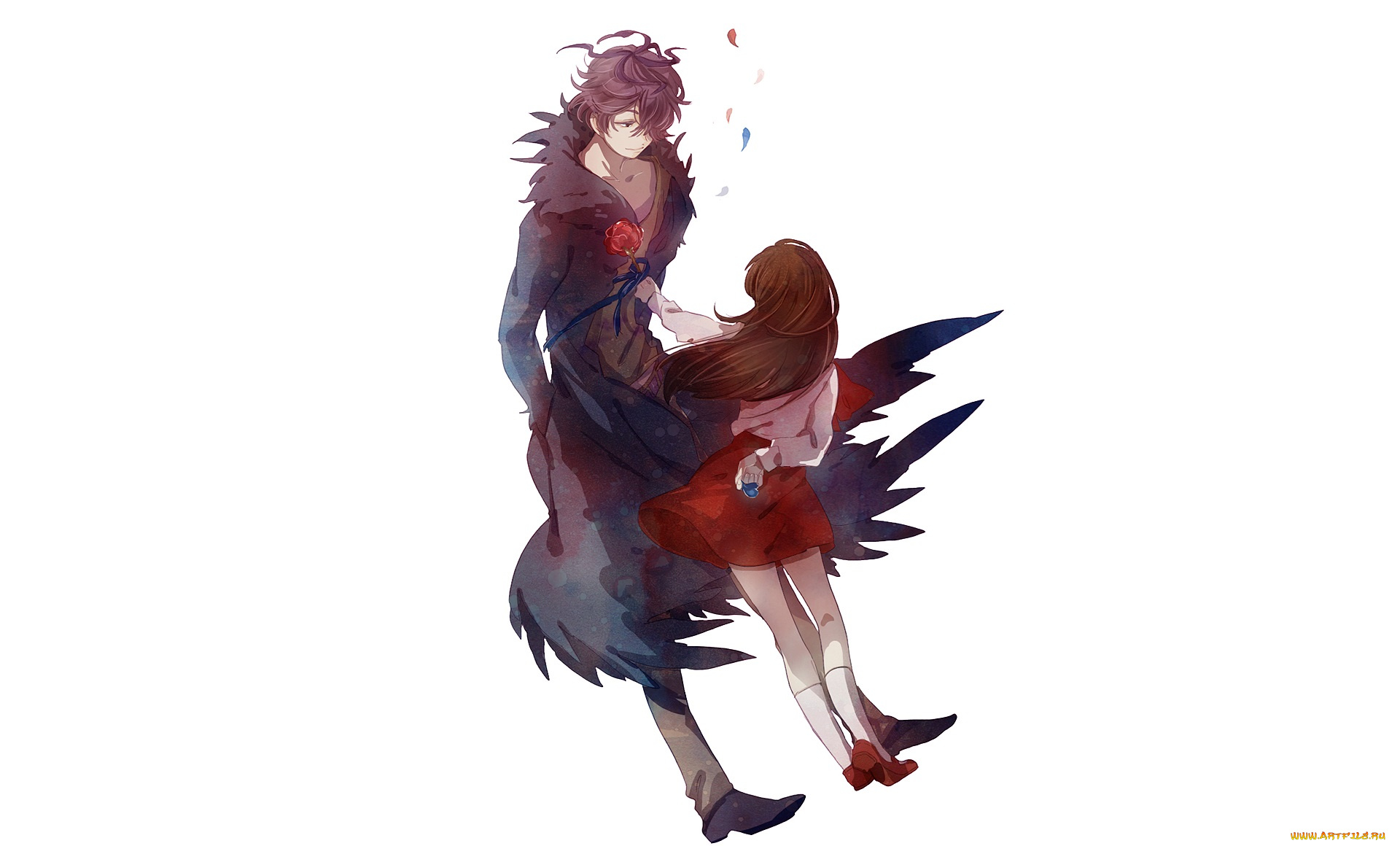 аниме, ib, иб, двое