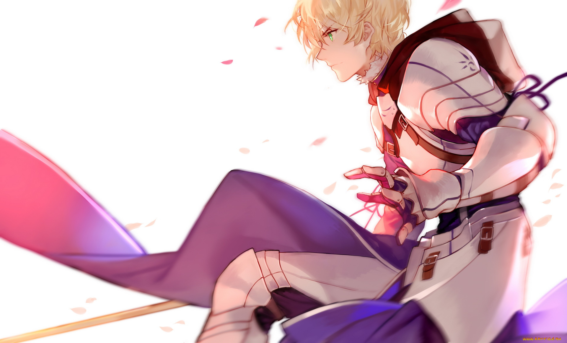 аниме, fate, stay, night, saber