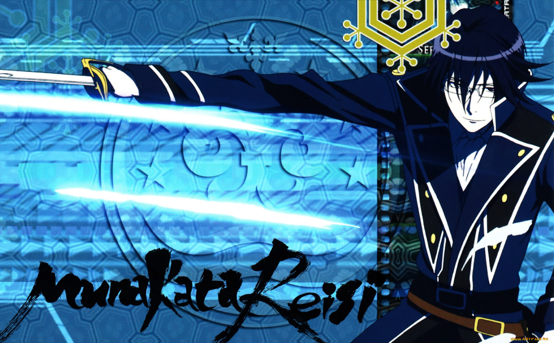 аниме, k, project, парень