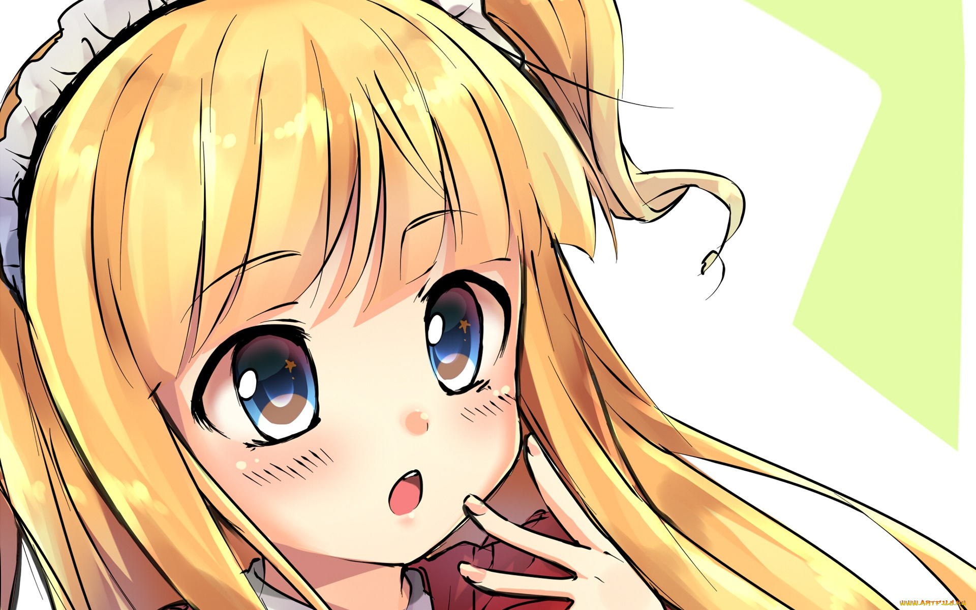 аниме, hinako, note, девушка, взгляд, фон