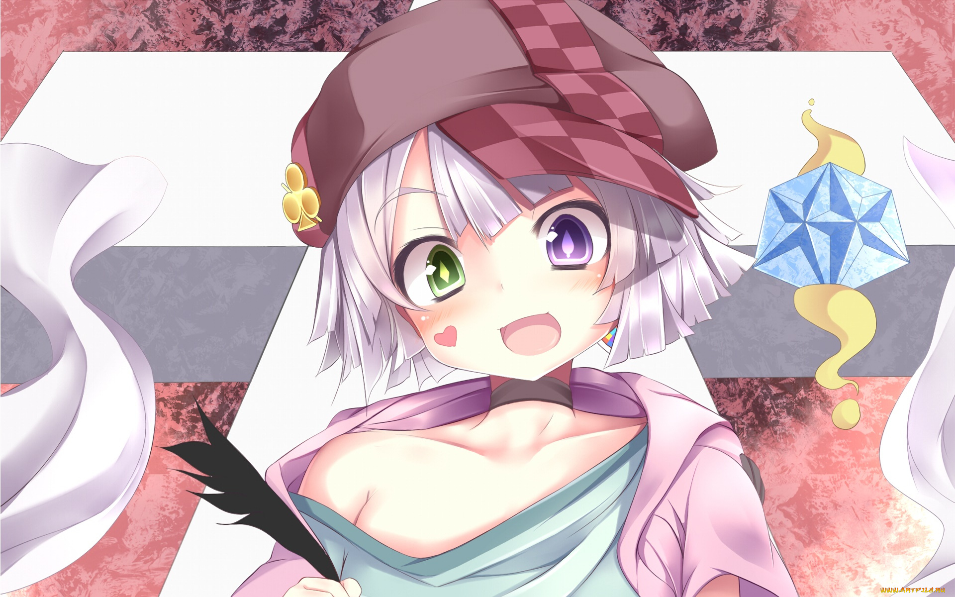 аниме, no, game, no, life, девушка, взгляд, фон