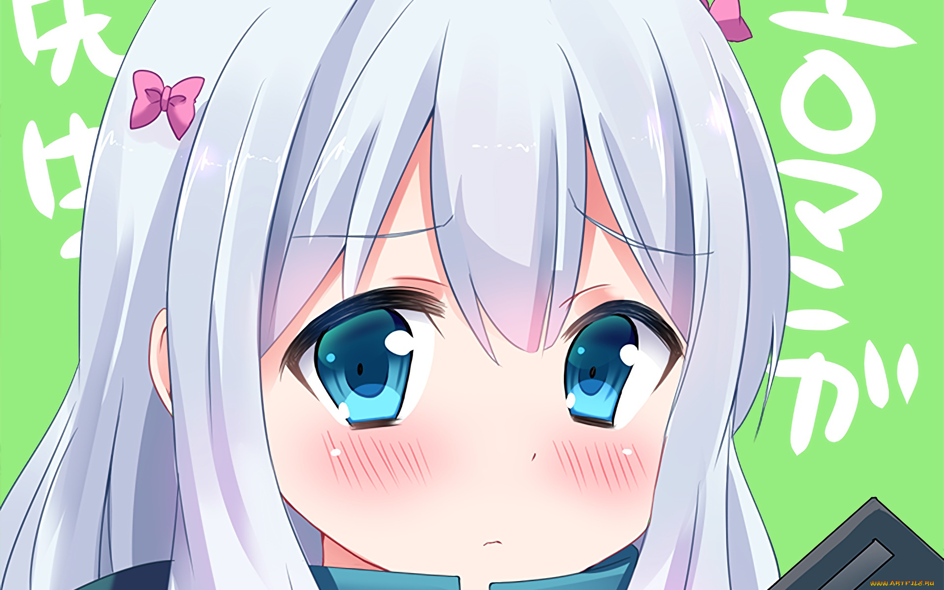 аниме, unknown, , другое, фон, взгляд, девушка