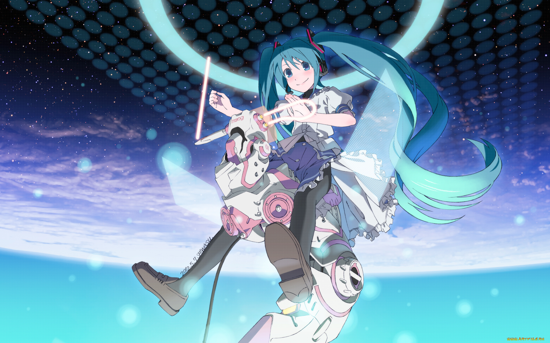 аниме, vocaloid, hatsune, miku