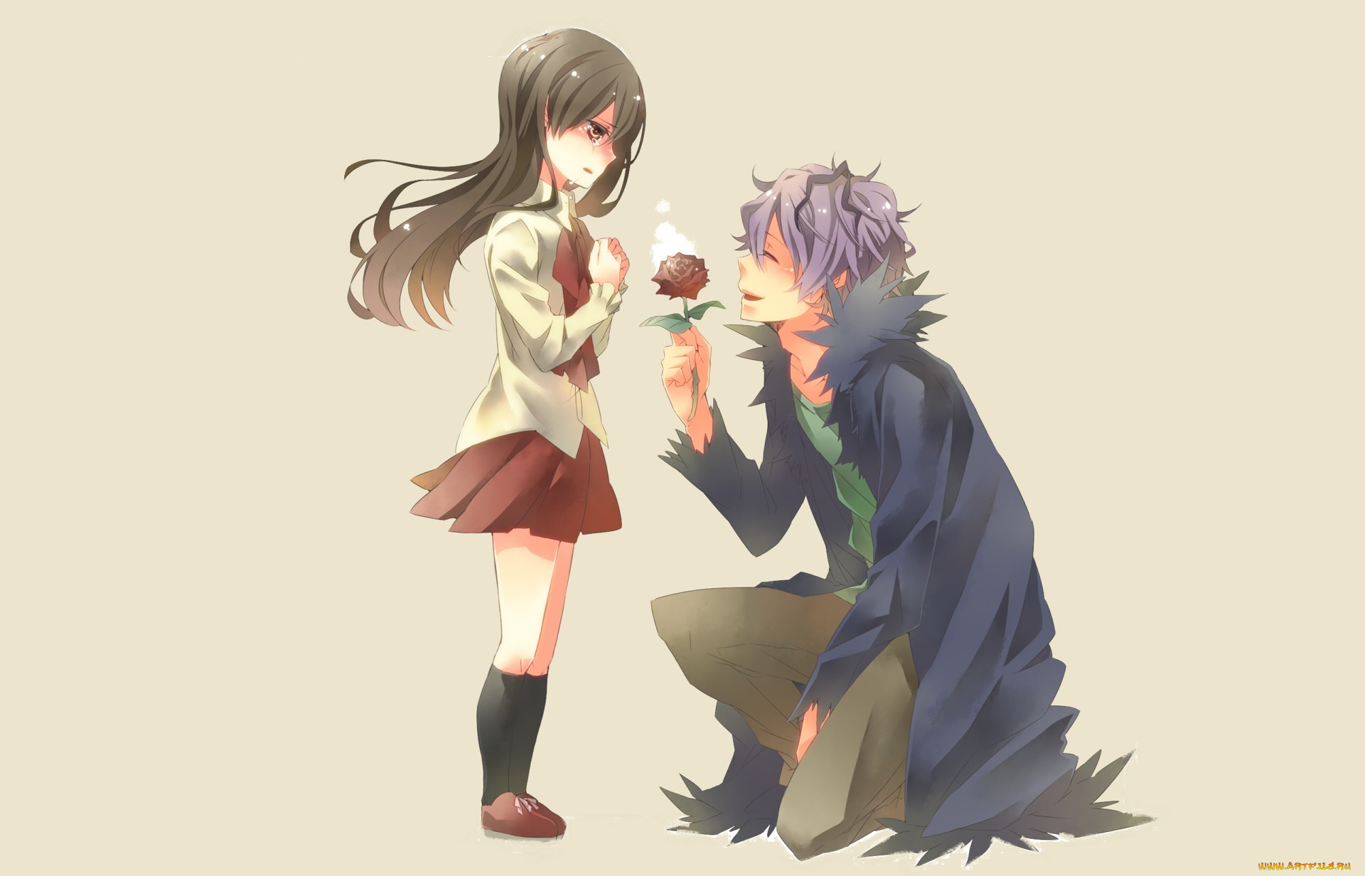 аниме, ib, двое, иб