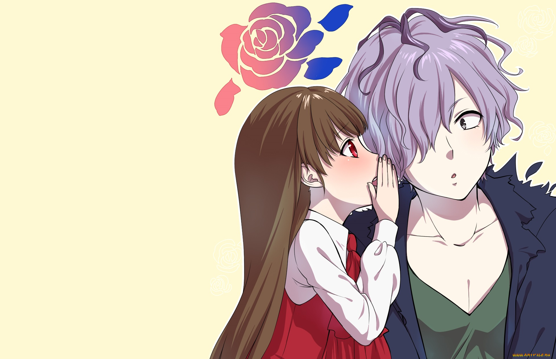 аниме, ib, иб, двое